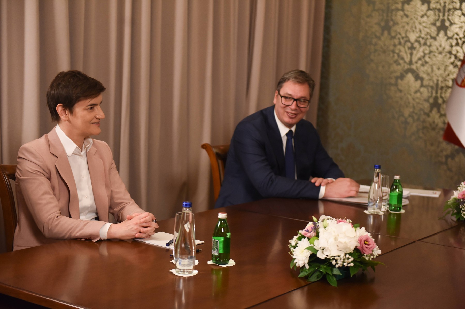 Ana Brnabić in Aleksandar Vučić