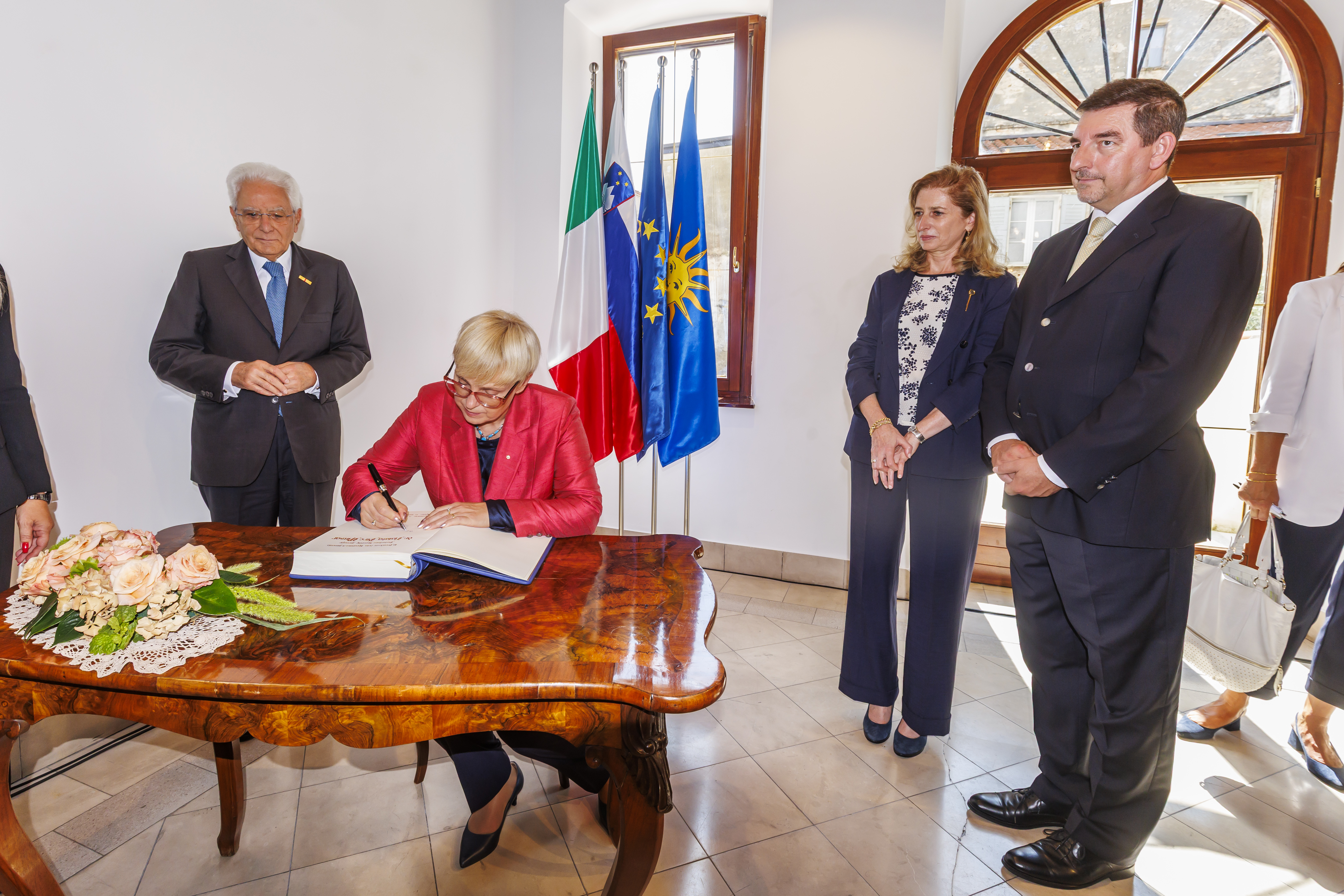 Nataša Pirc Musar, Sergio Mattarella