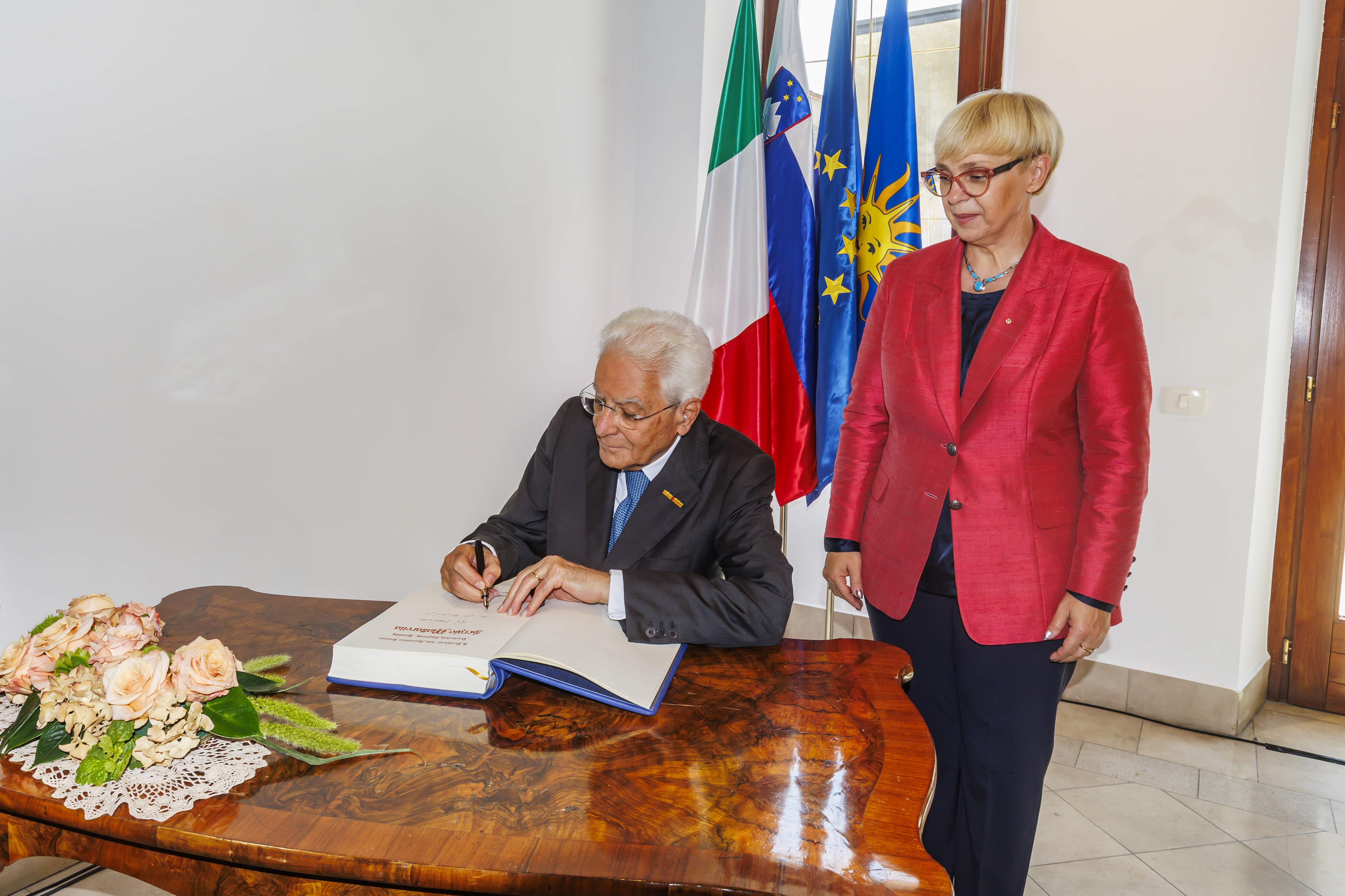 Nataša Pirc Musar, Sergio Mattarella