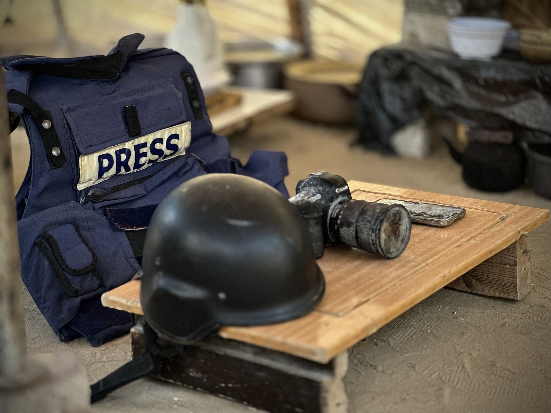 Oprema ubite novinarke v Gazi