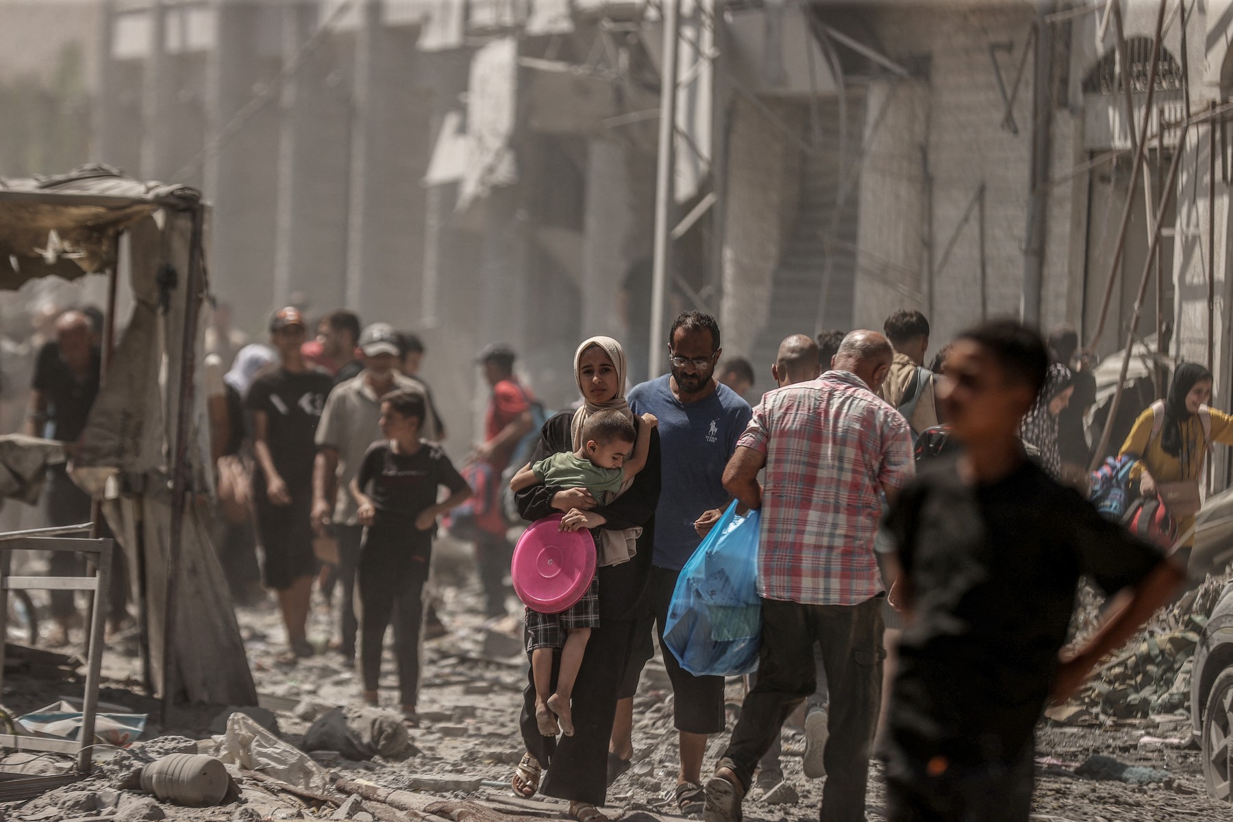 Po napadu izraelske vojske na mesto Gaza