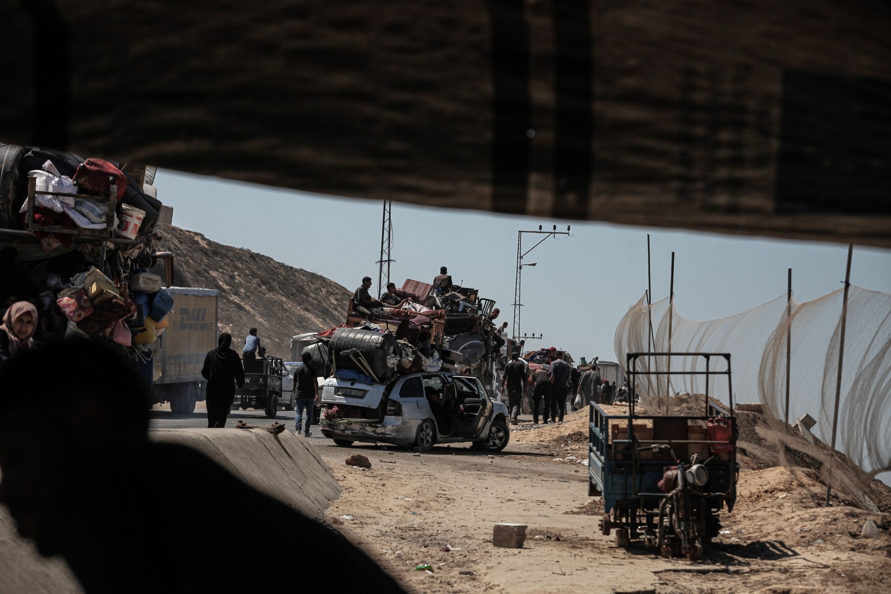 Palestinci zapuščajo svoje domove