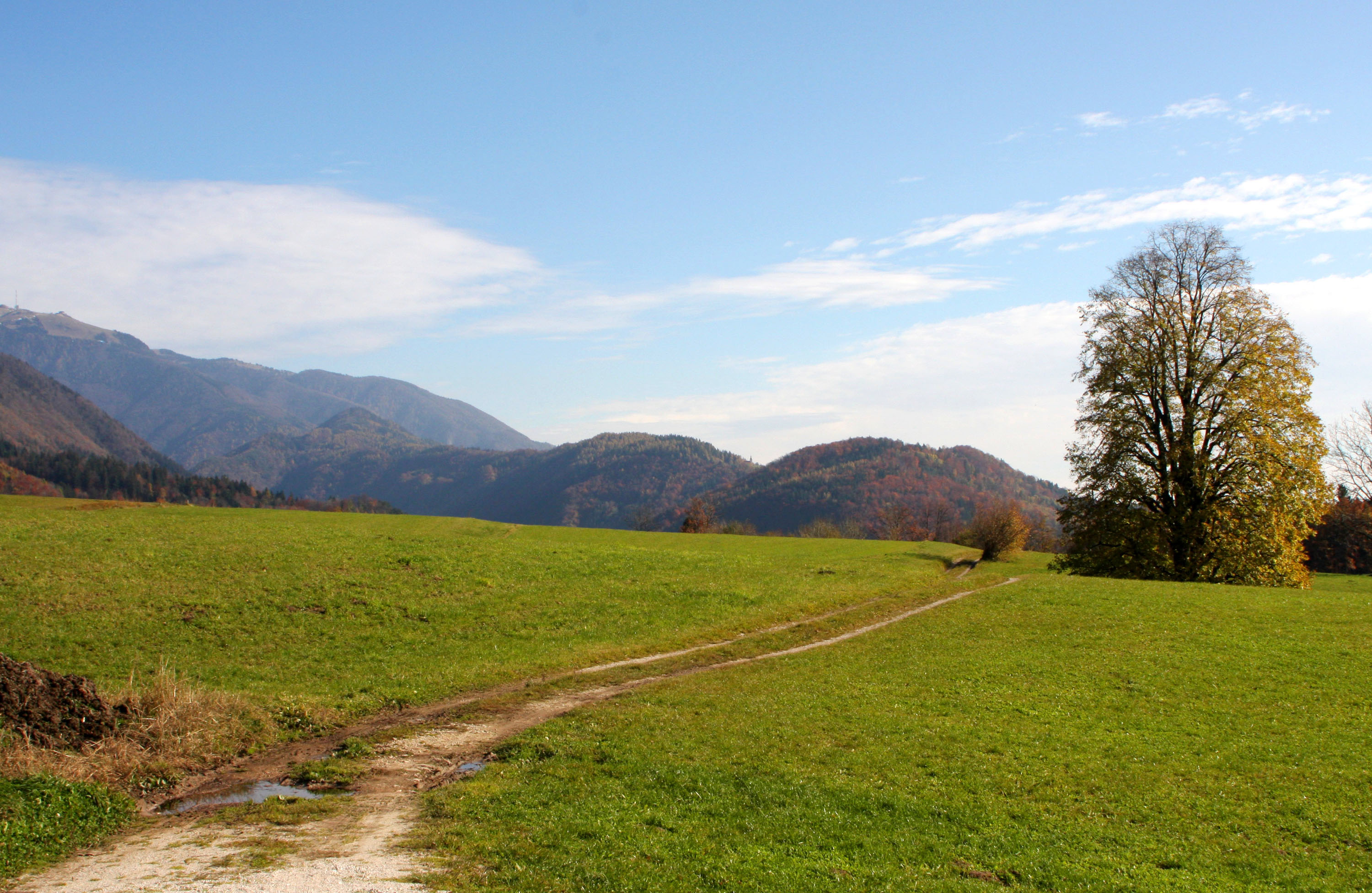 Sončno jesensko vreme.