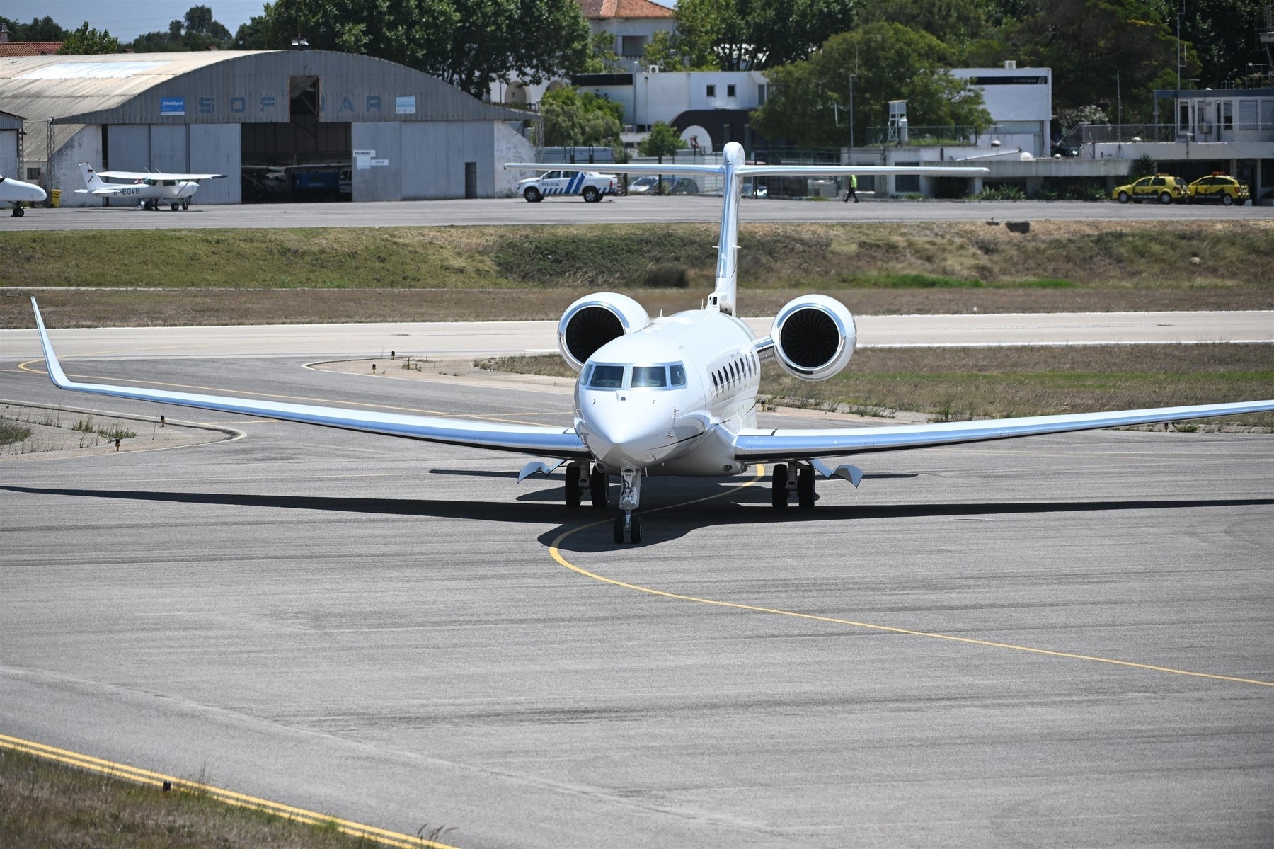 Gulfstream G650 Elon Musk Lizbona Foto PROFIMEDIA