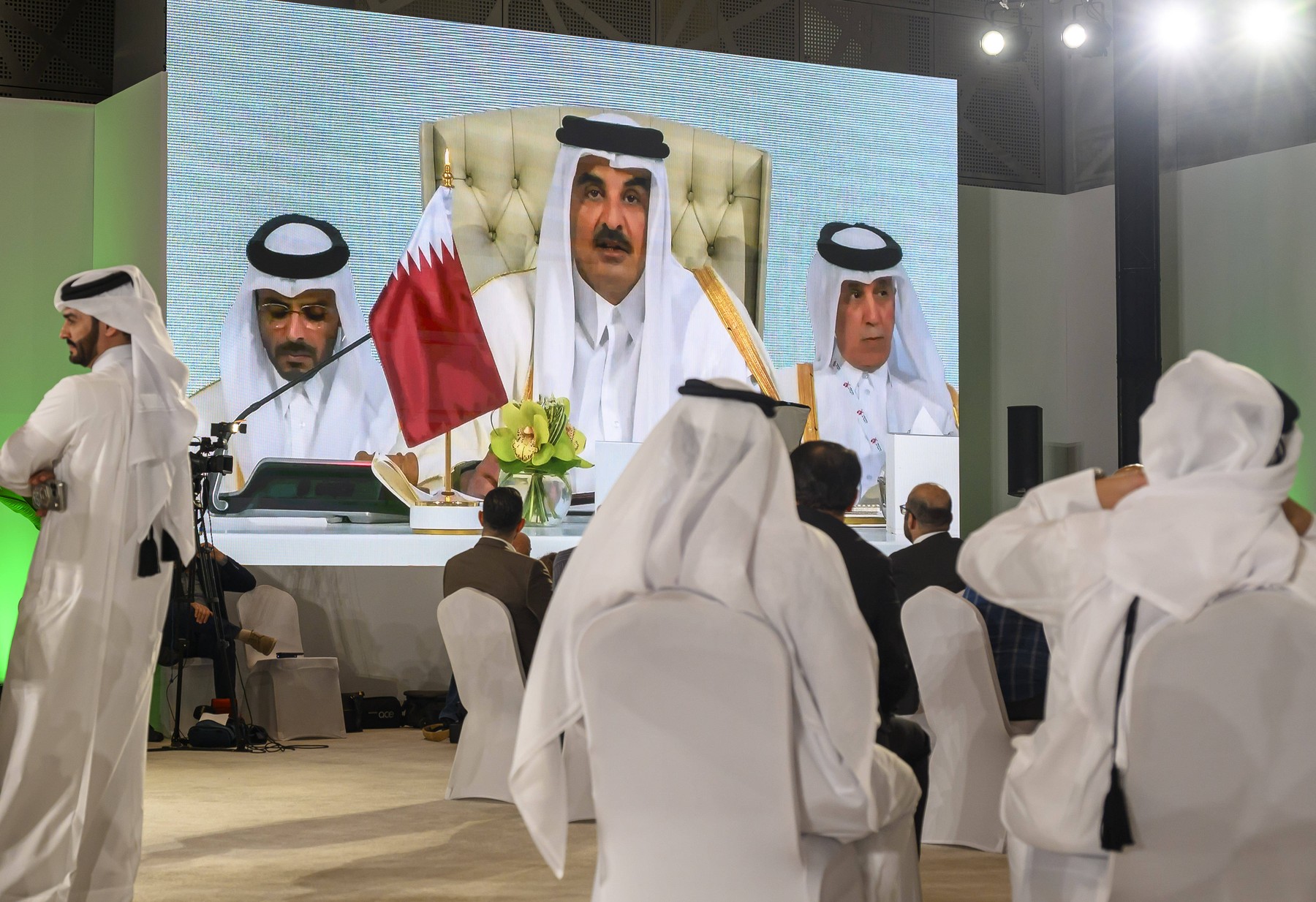EMERGENCY ARAB-ISLAMIC-SUMMIT IN DOHASheikh Tamim bin Hamad Al Thani, the emir of Qata
