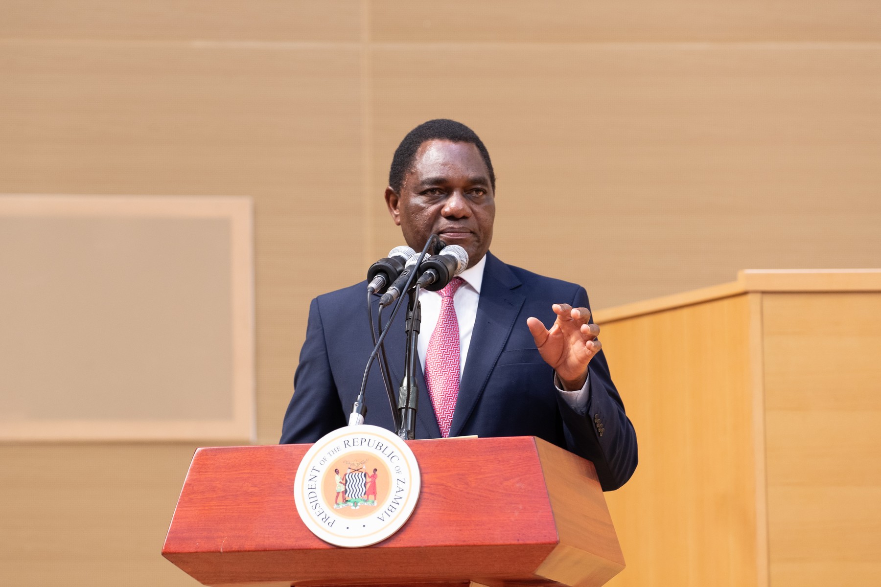 Predsednik Zambije Hakainde Hichilema
