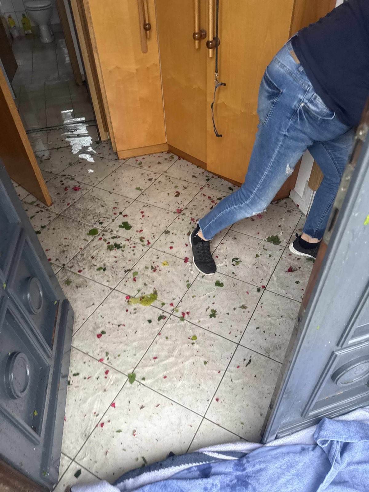 Posledice neurja v Plemberku, Novo mesto