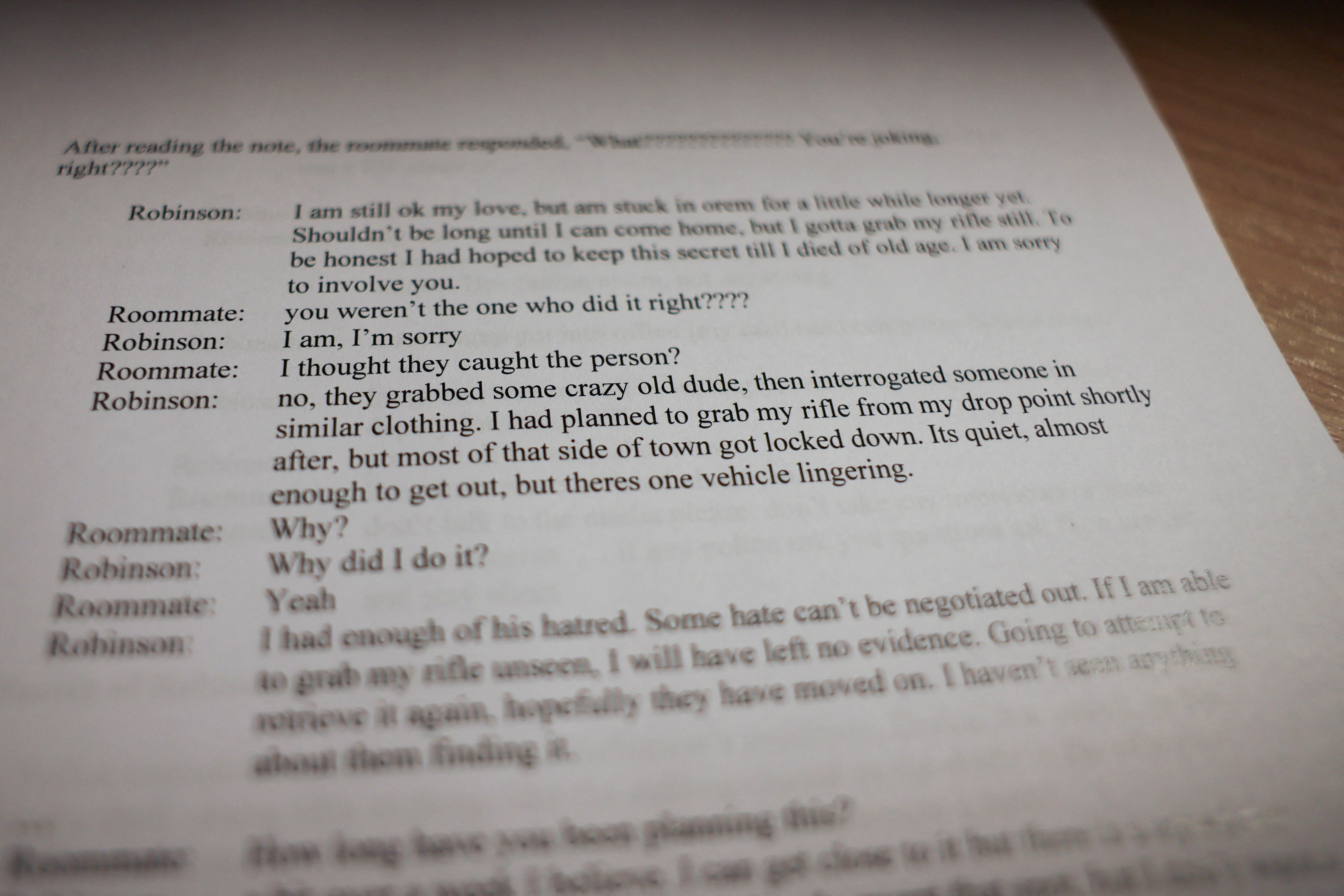 Sporočila med Robinsonom in stanovalcem