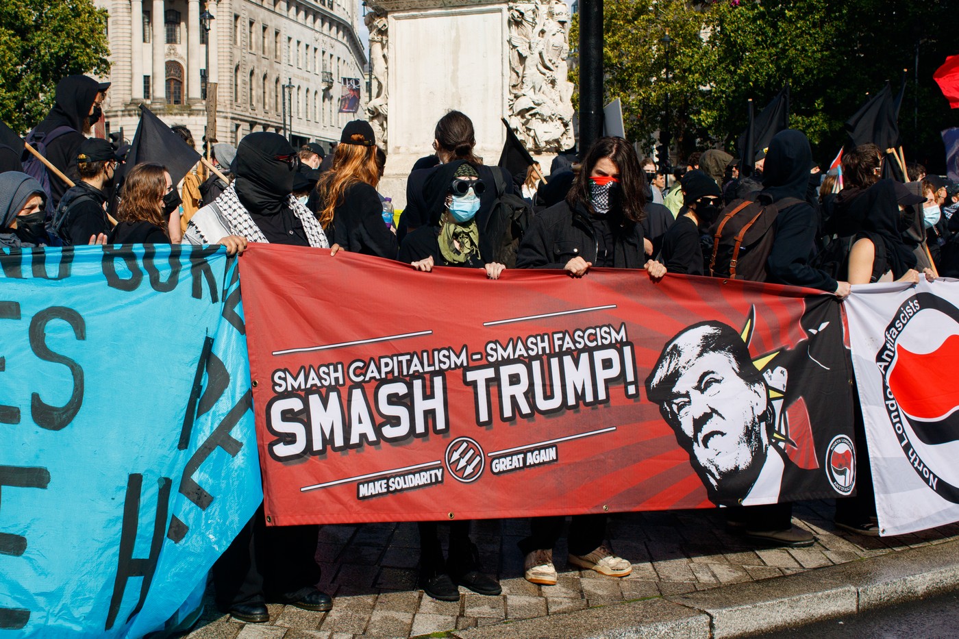 Protest Antife v Londonu