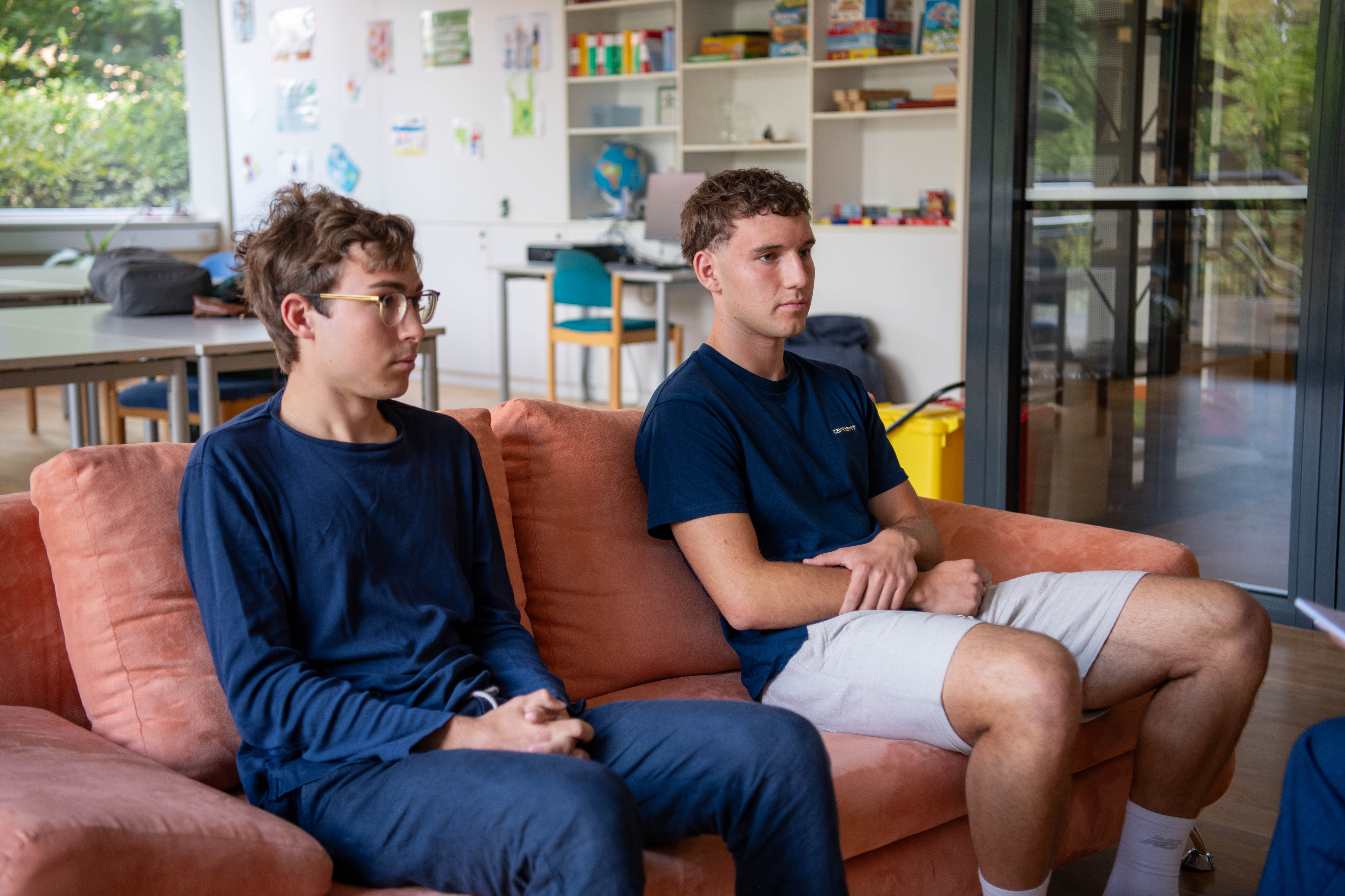 Simon in Dorijan, dijaka celovške gimnazije