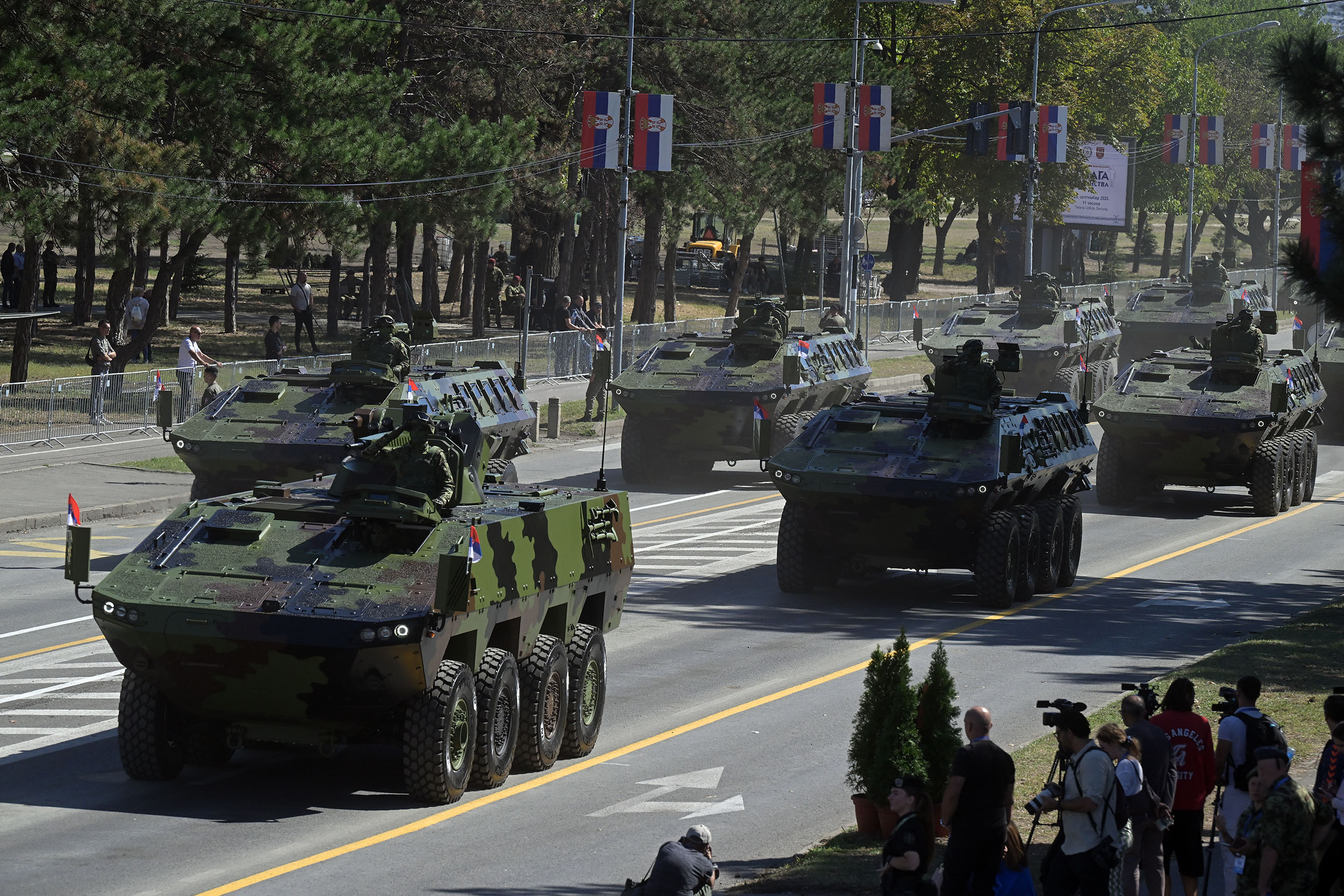 Vojaška parada v Srbiji, generalka