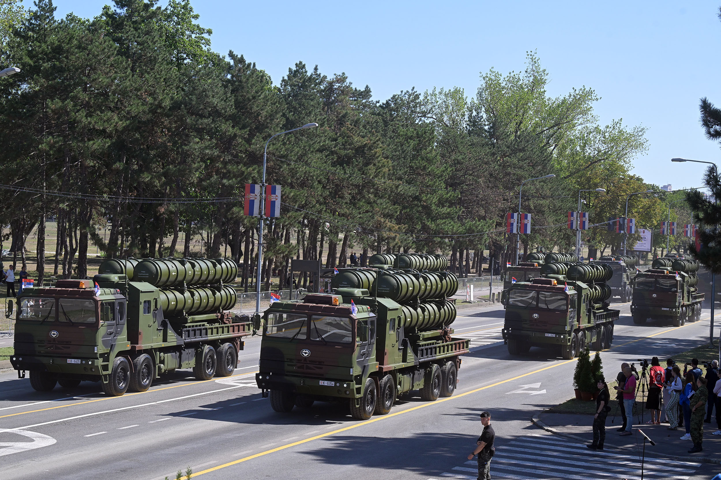 Vojaška parada v Srbiji, generalka