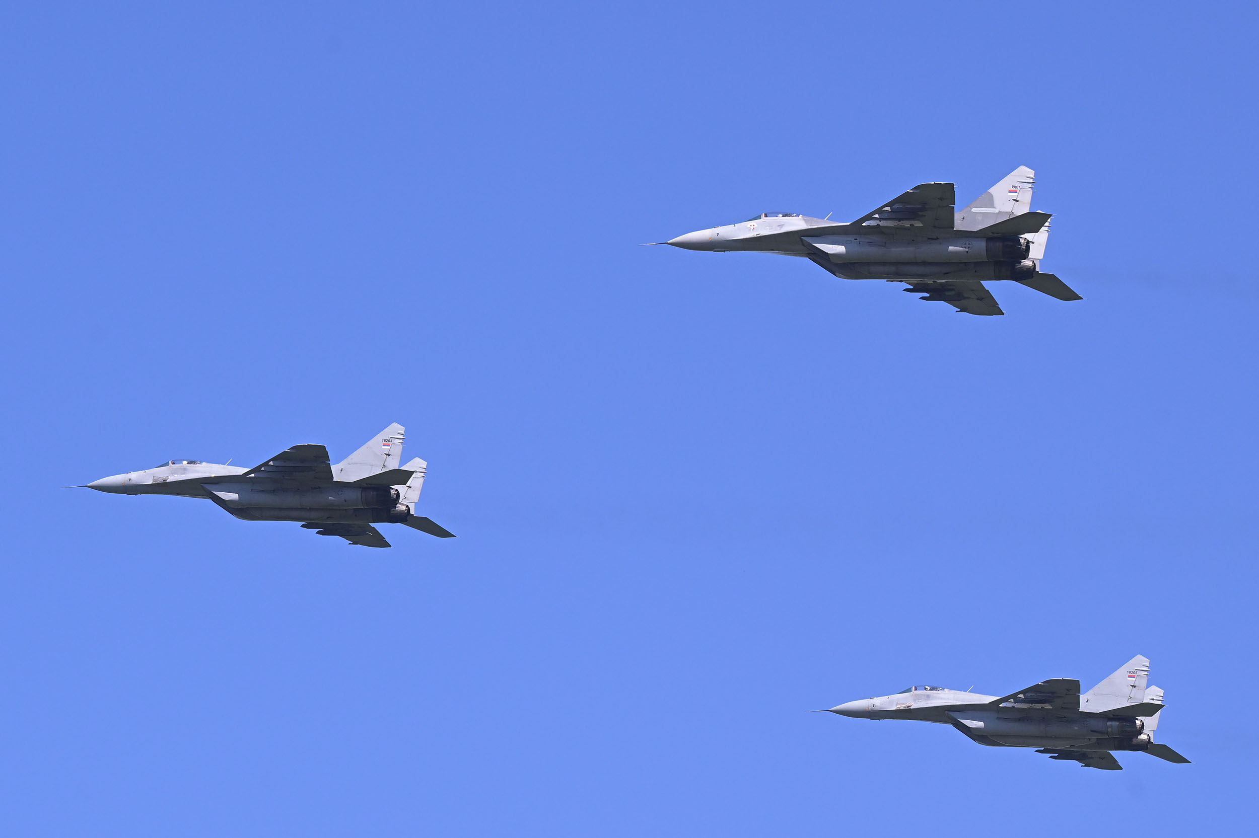 Vojaška parada v Srbiji, generalka