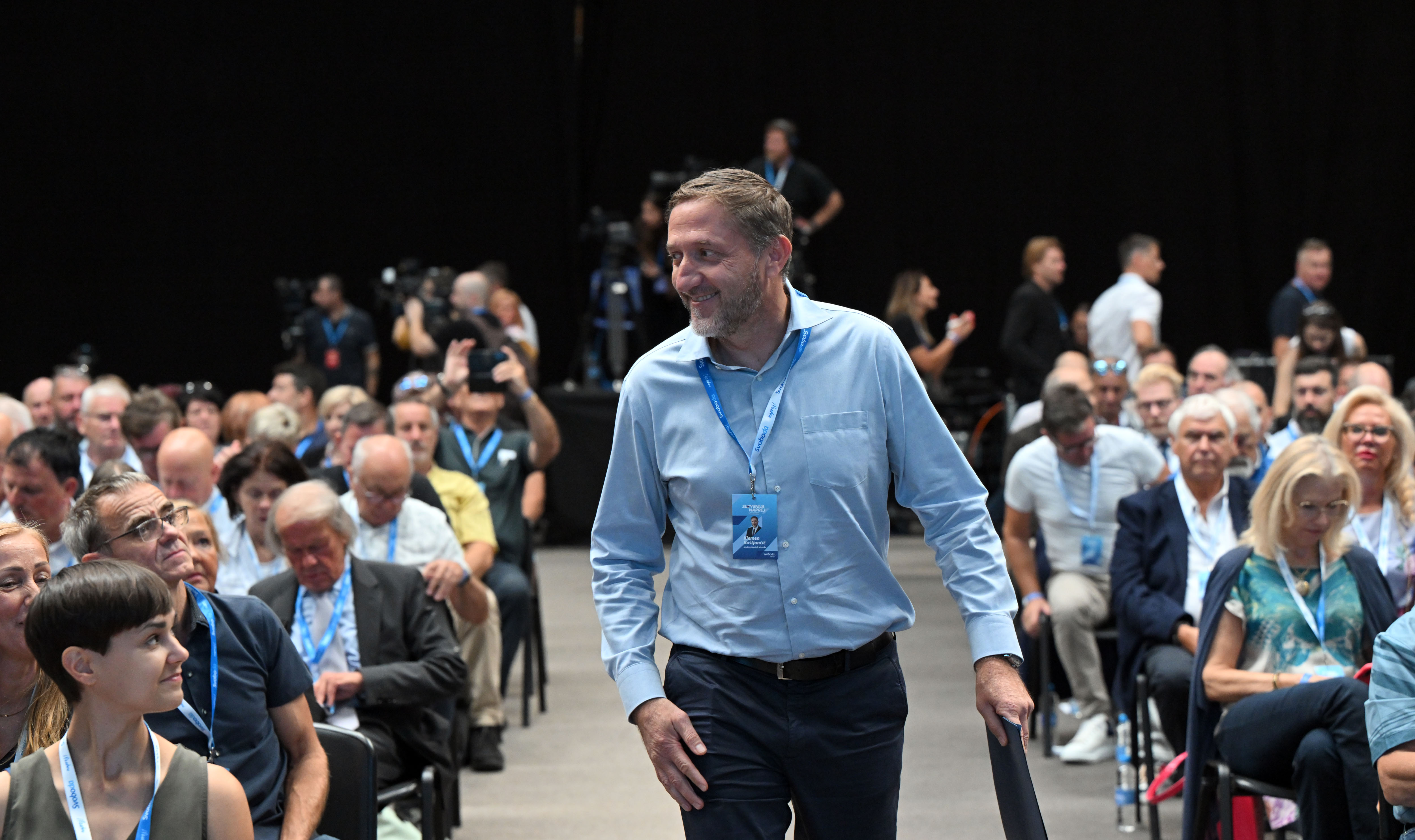 Slovenija, Koper, 20.09.2025, 20. september 2025  Kongres stranke Svoboda. politika, Robert Golob, stranka, Tina Gaber Golob Foto:Žiga Živulović jr./F.A.Bobo