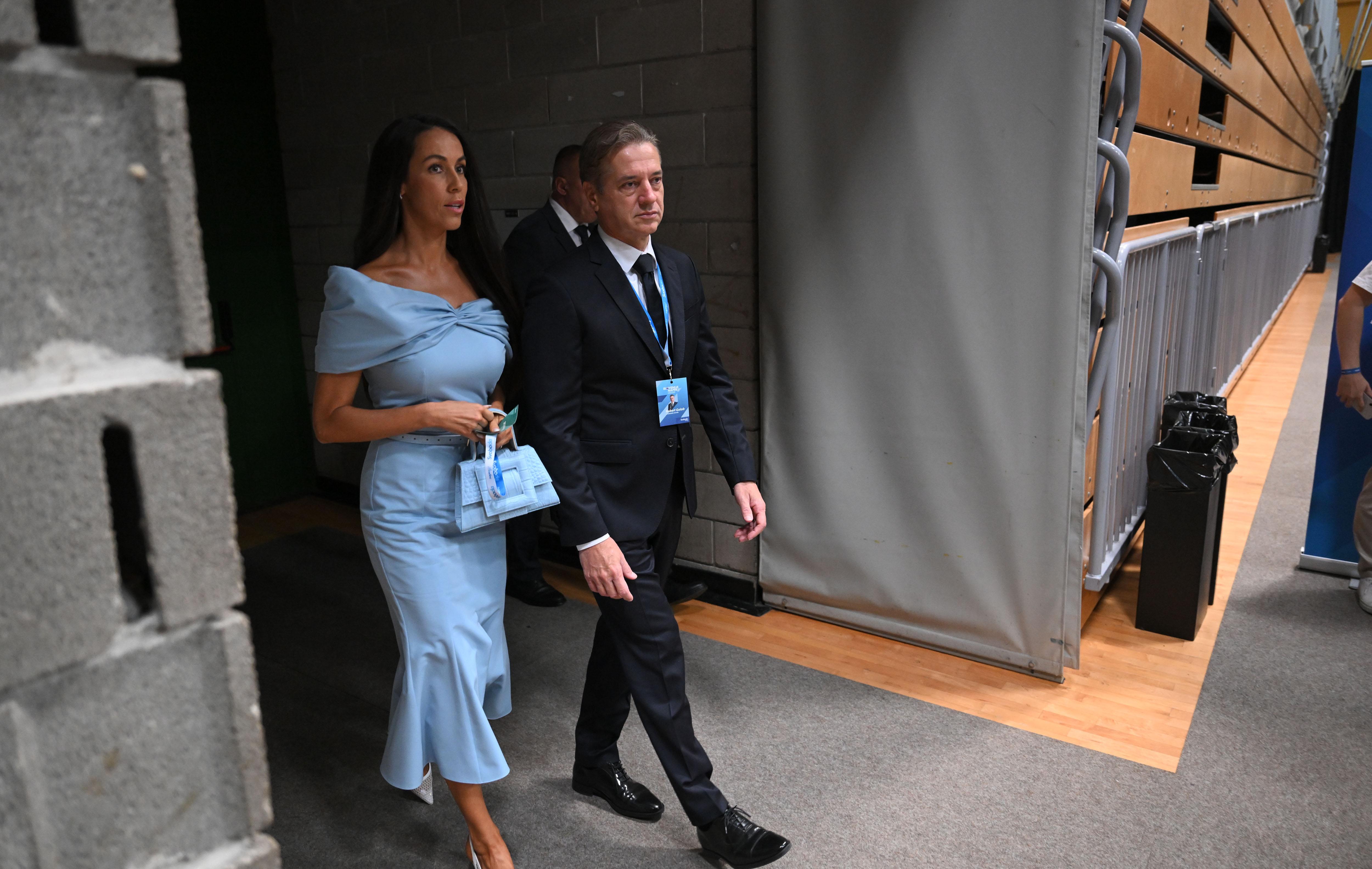 Slovenija, Koper, 20.09.2025, 20. september 2025  Kongres stranke Svoboda. politika, Robert Golob, stranka, Tina Gaber Golob Foto:Žiga Živulović jr./F.A.Bobo