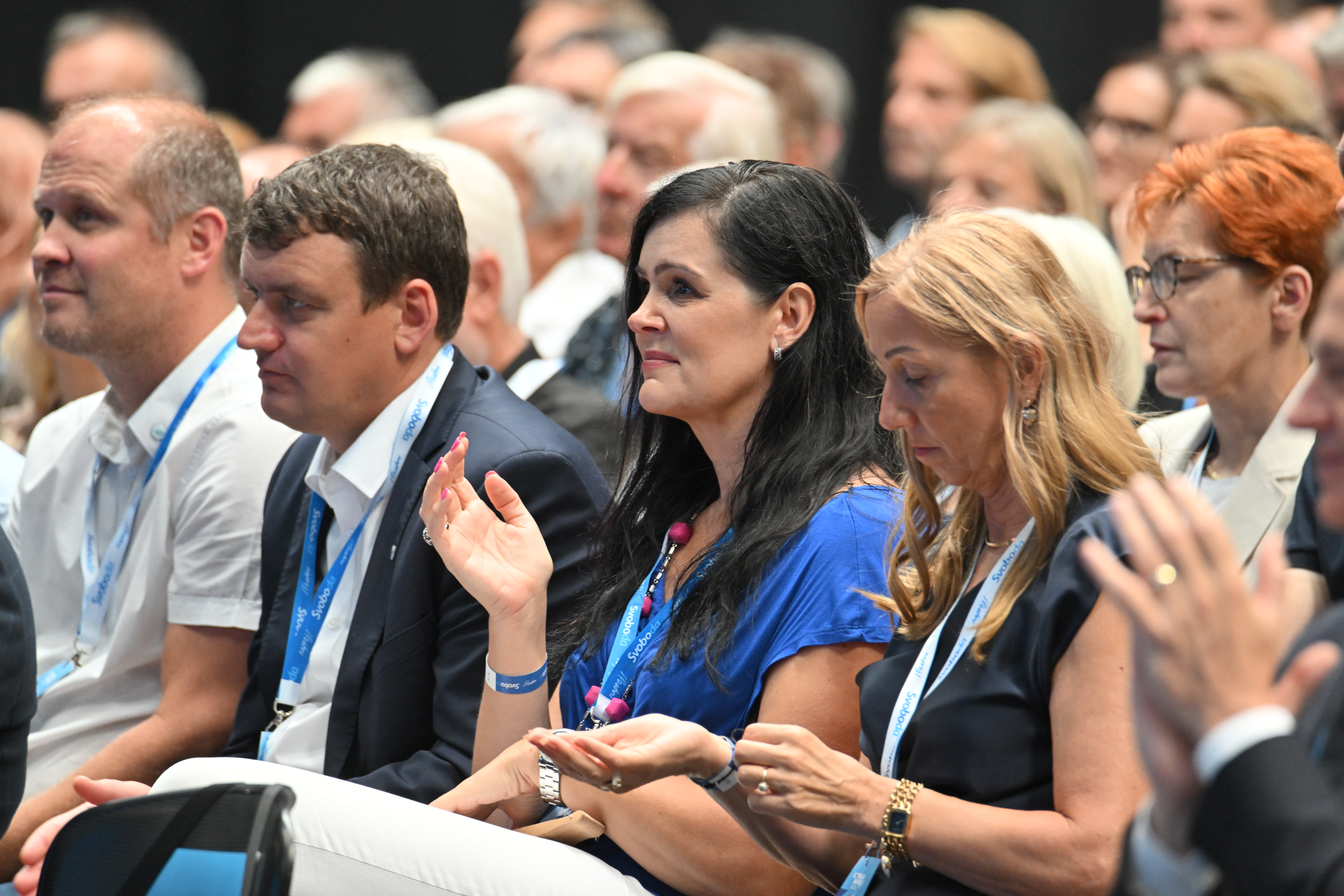 Slovenija, Koper, 20.09.2025, 20. september 2025  Kongres stranke Svoboda. politika, Robert Golob, stranka, Tina Gaber Golob Foto:Žiga Živulović jr./F.A.Bobo