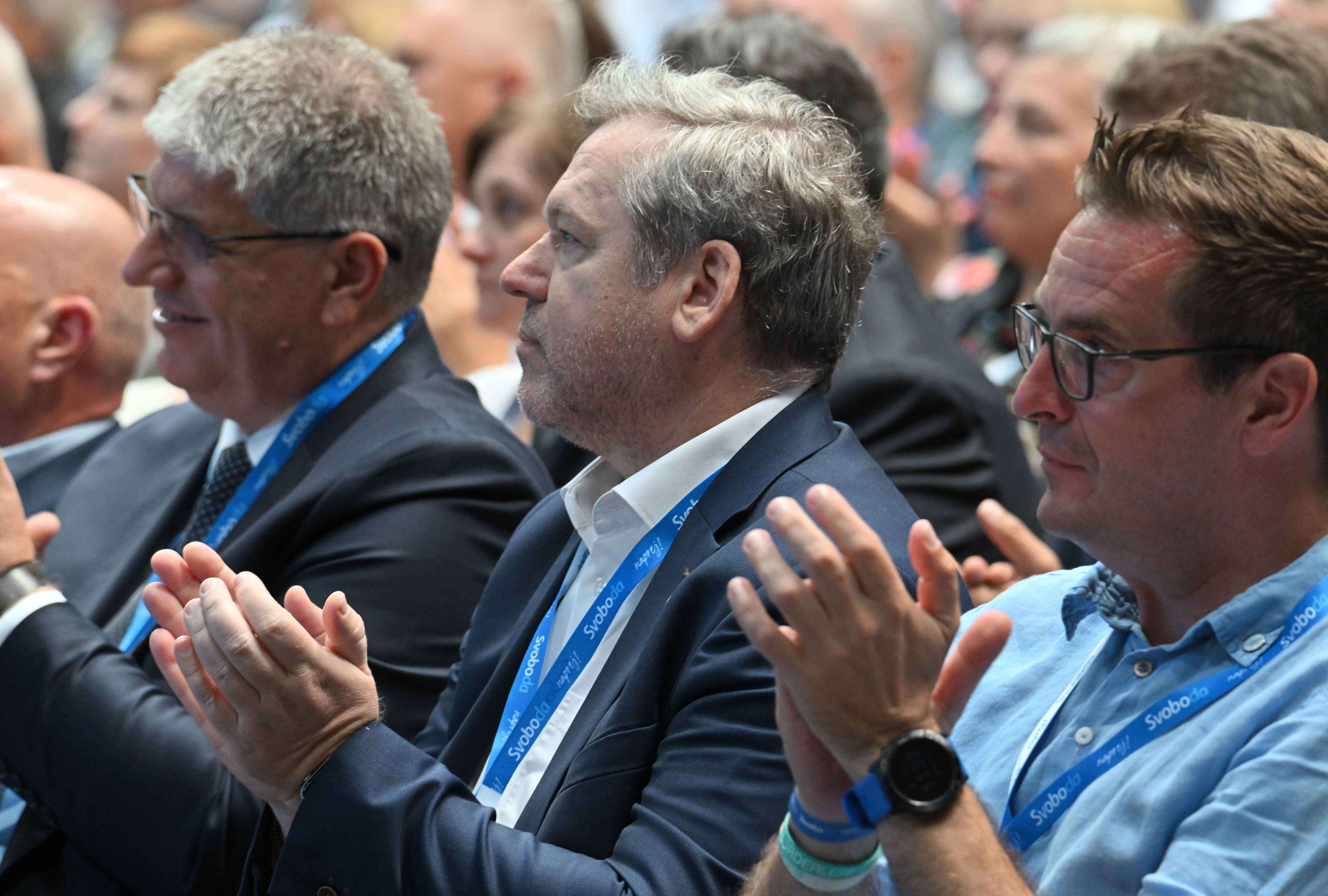 Slovenija, Koper, 20.09.2025, 20. september 2025  Kongres stranke Svoboda. politika, Robert Golob, stranka, Tina Gaber Golob ,Urška Klakočar Zupančič, Foto:Žiga Živulović jr./F.A.Bobo