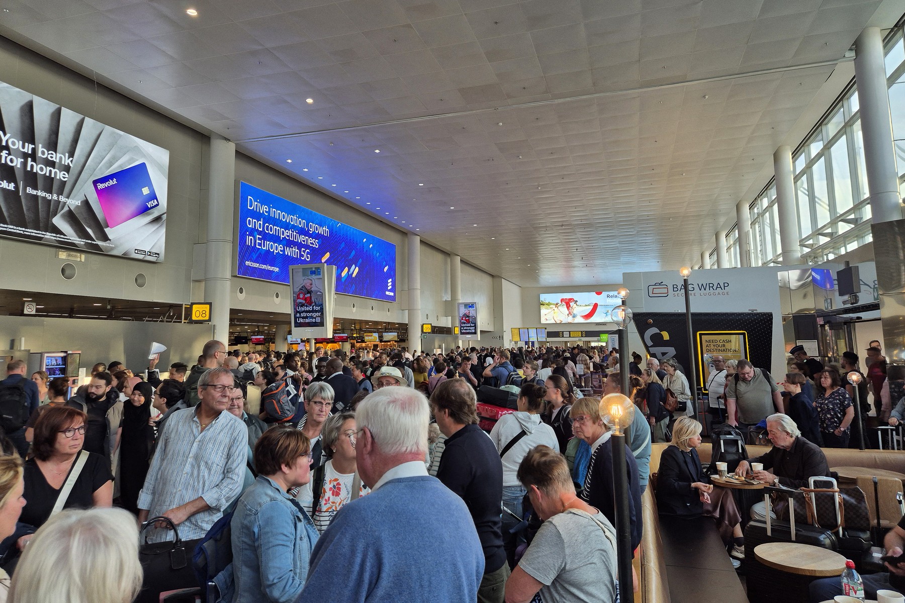 Brussels Airport in Brussels on September 20, 2025, "cyberattack"