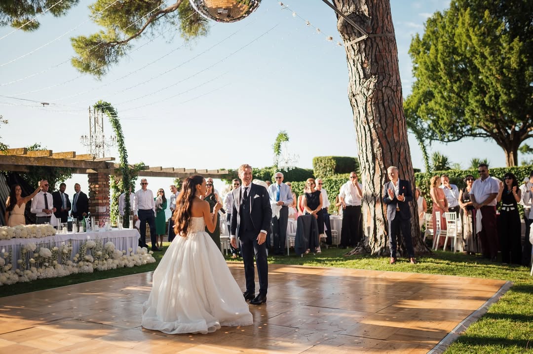 Poroka Robert Golob in Tina Gaber