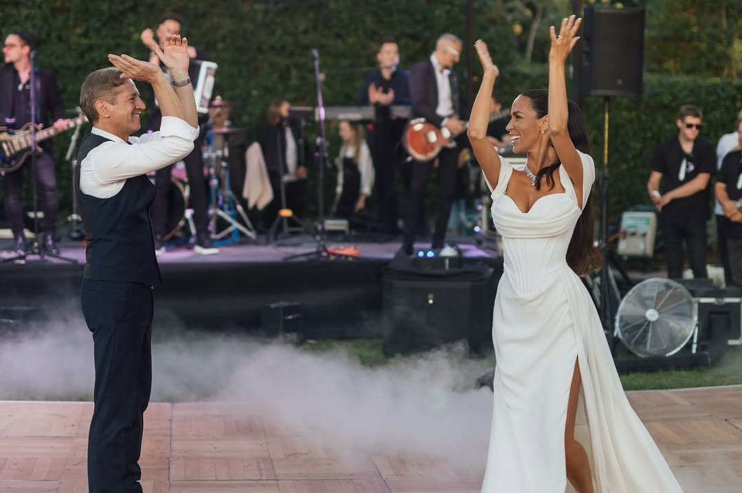 Poroka Robert Golob in Tina Gaber