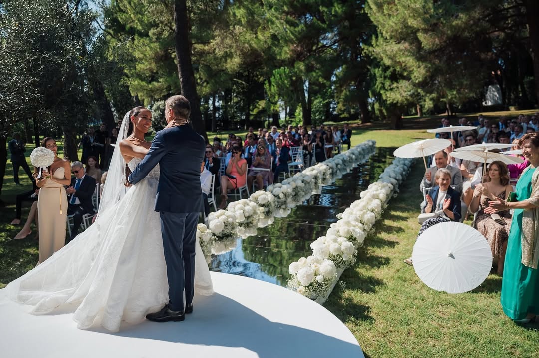 Poroka Robert Golob in Tina Gaber