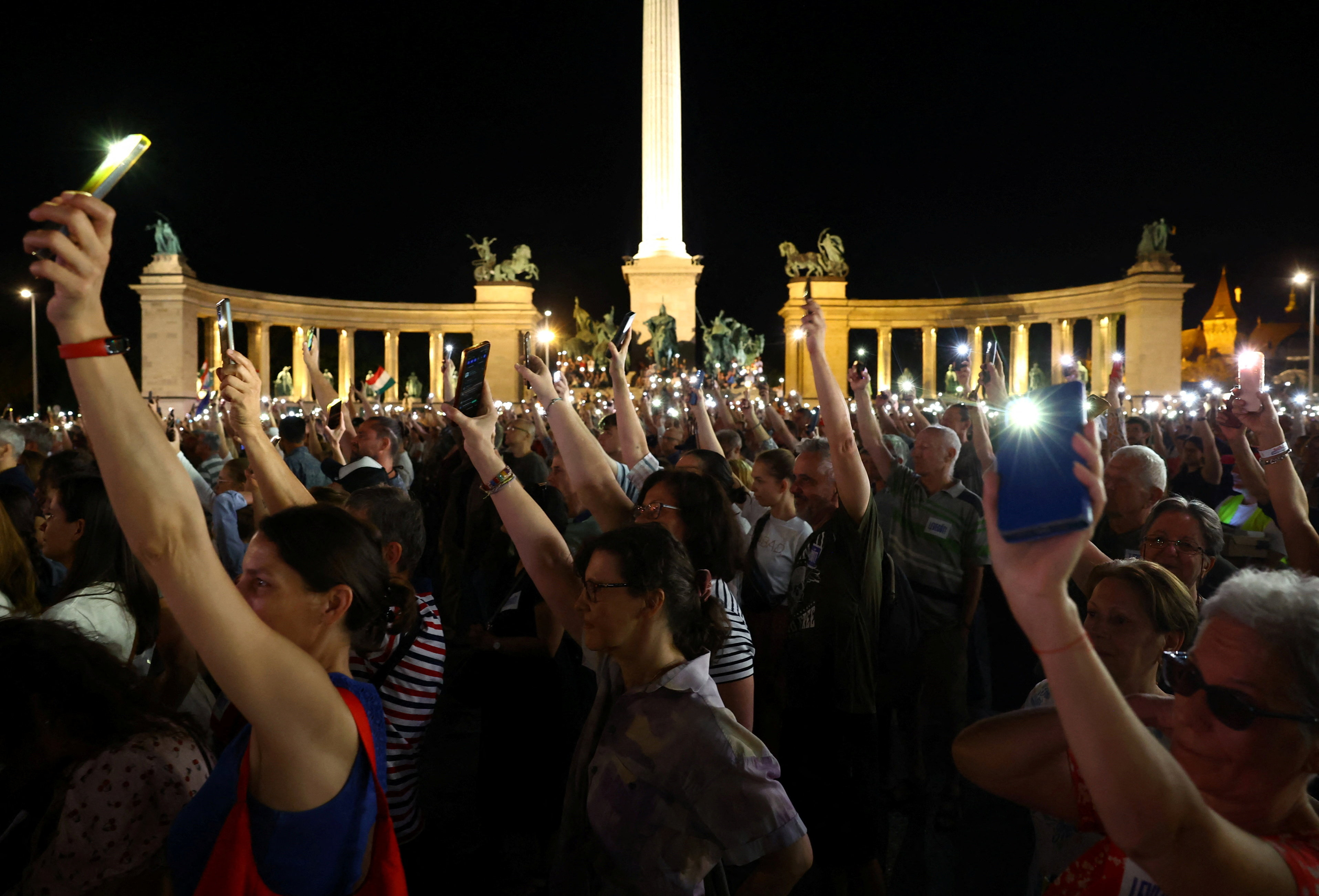 Protest v Budimpešti