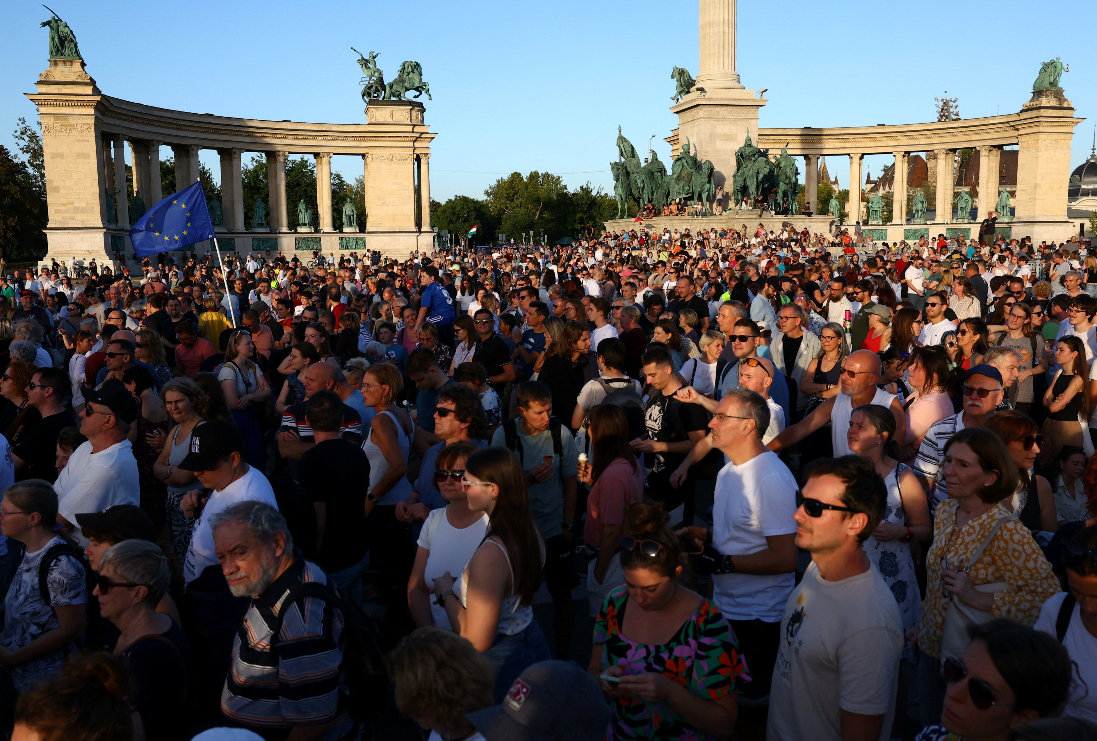 Protest v Budimpešti