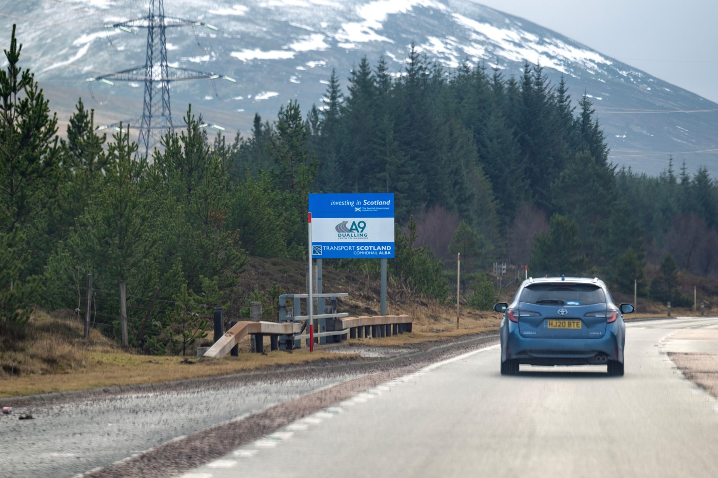 Cesta A9 na Škotskem