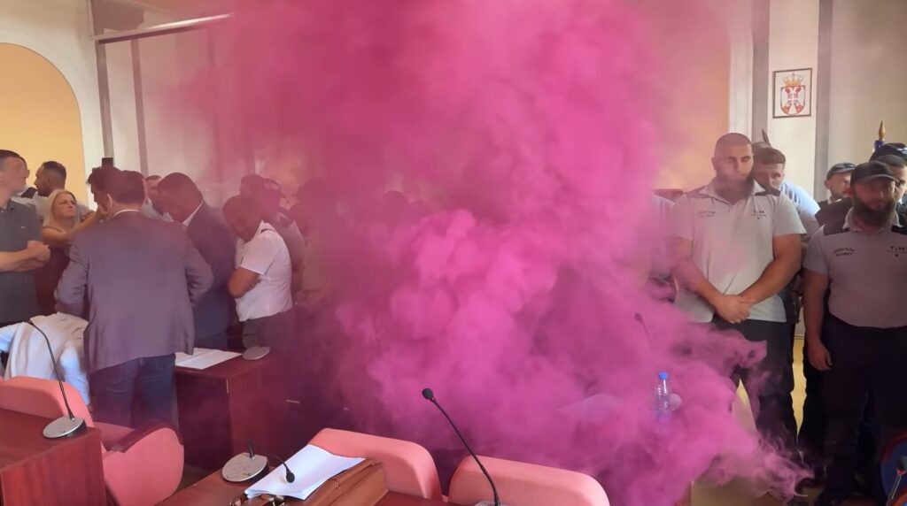 Dimna bomba v Zaječarju