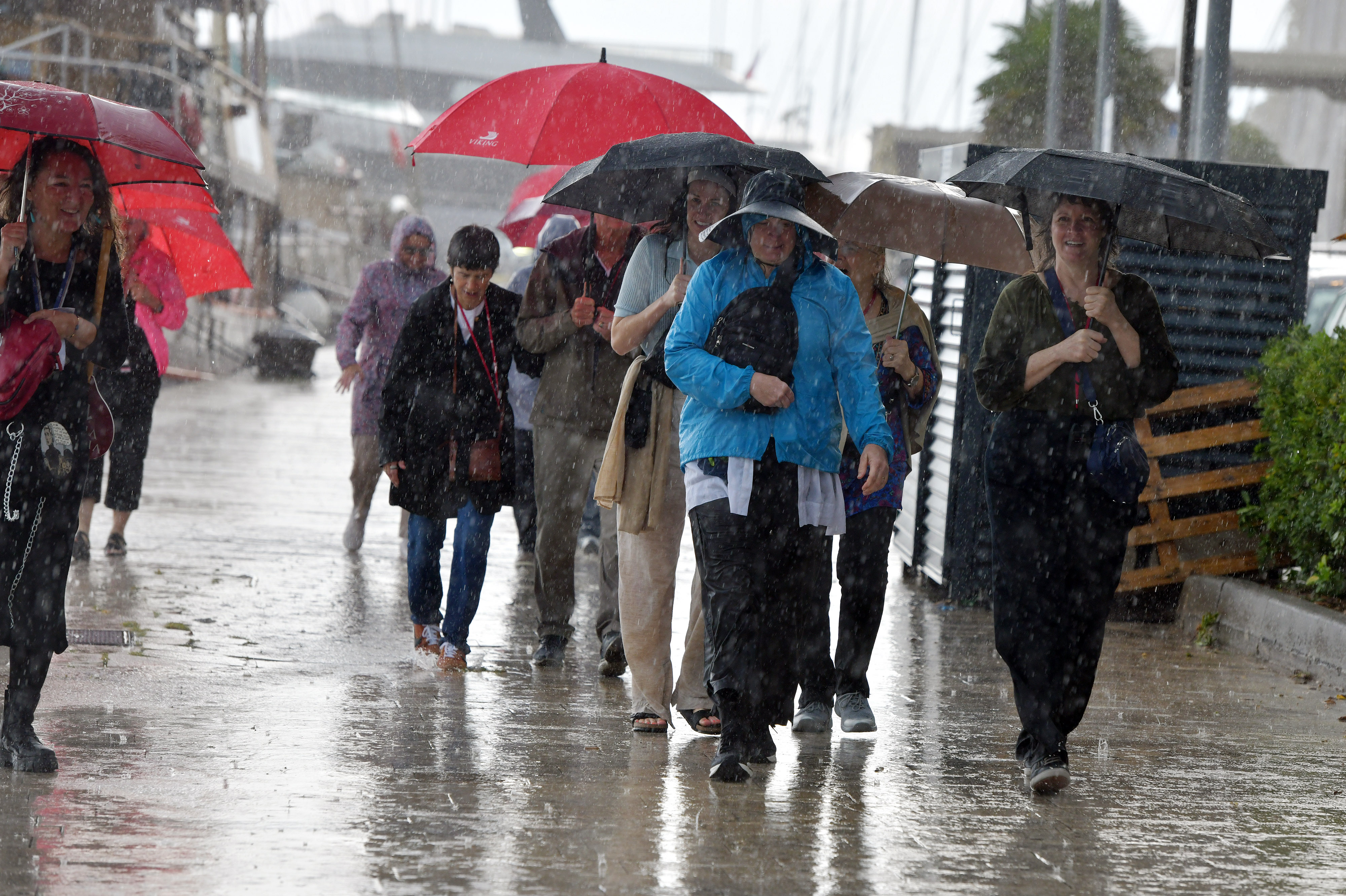 Deževje v Dalmaciji