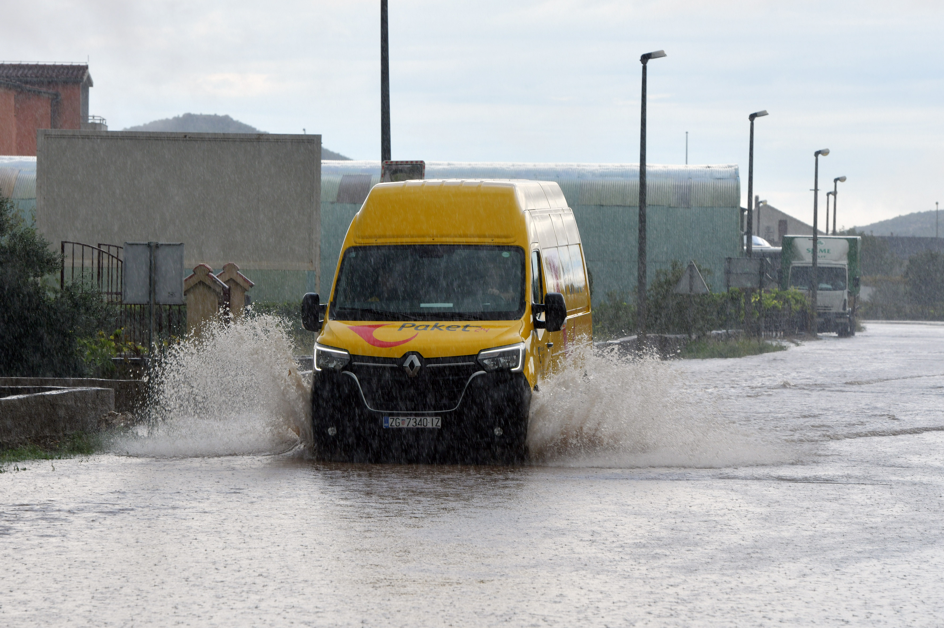 Deževje v Dalmaciji