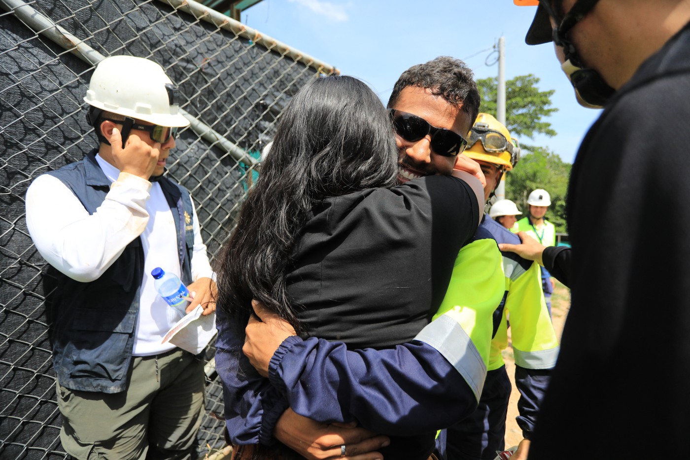 Rešeni rudarji iz kolumbijskega rudnika