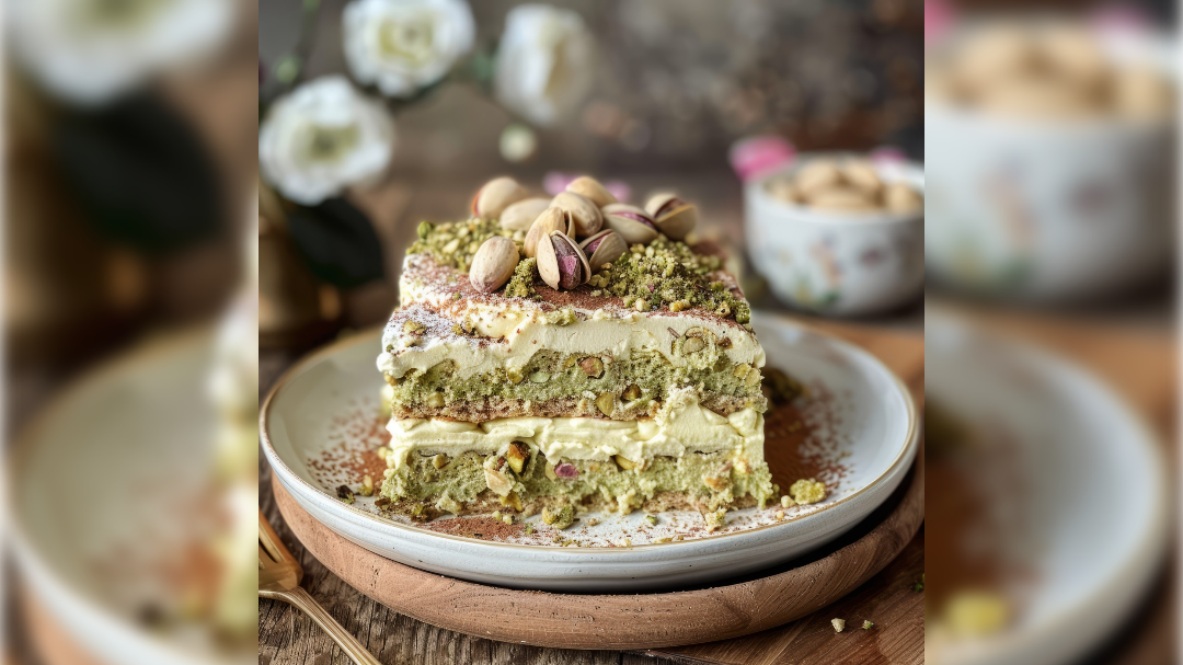 Tiramisu s pistacijo