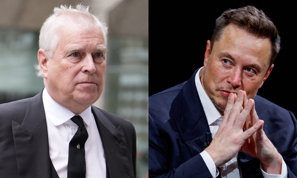 Princ Andrew in Elon Musk