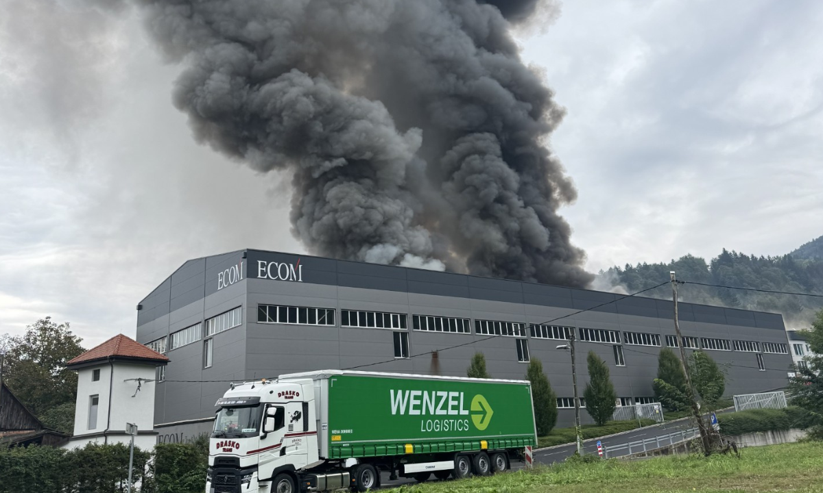 Požar v tovarni Ecom, Ruše