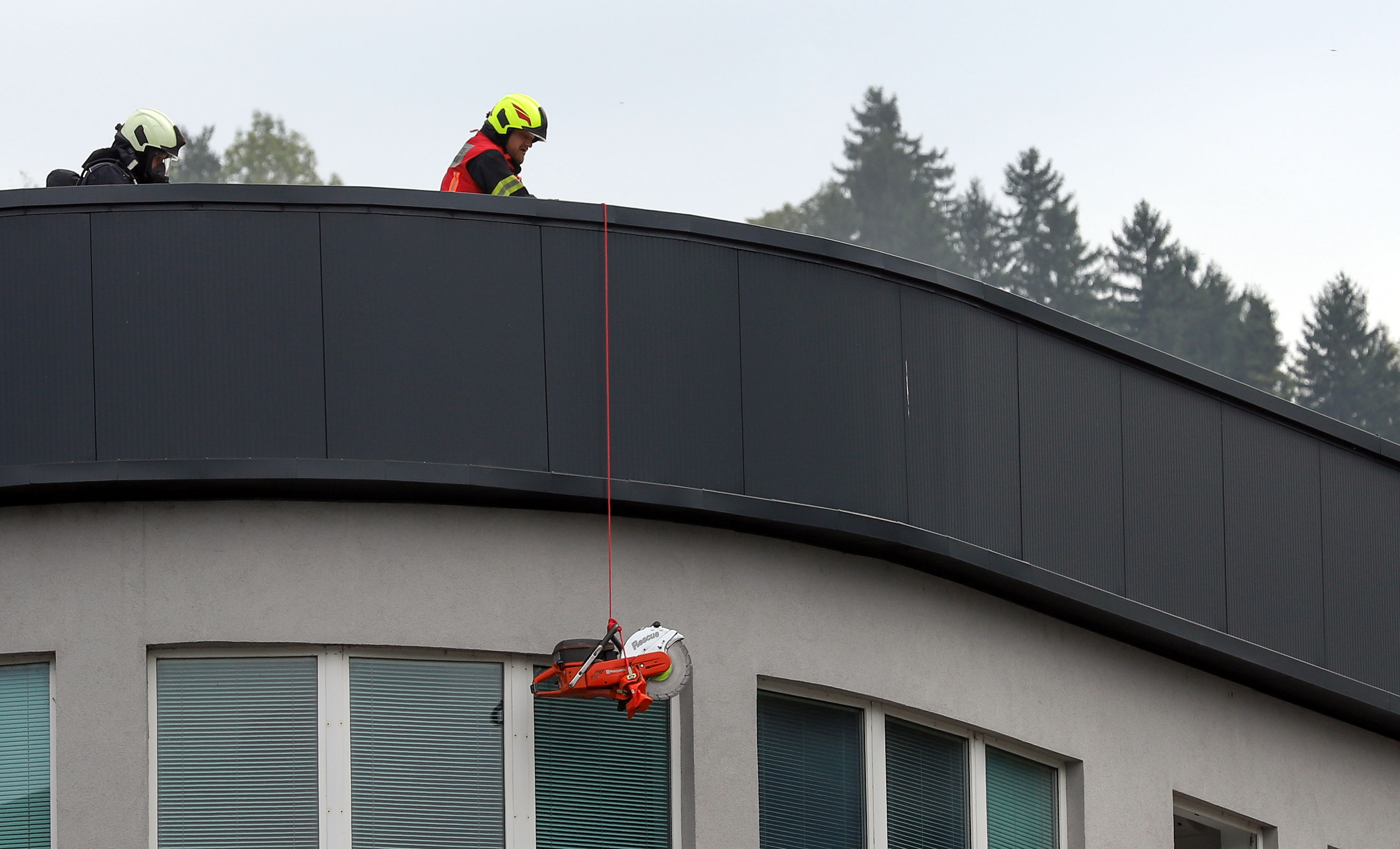 Požar v tovarni Ecom v Rušah