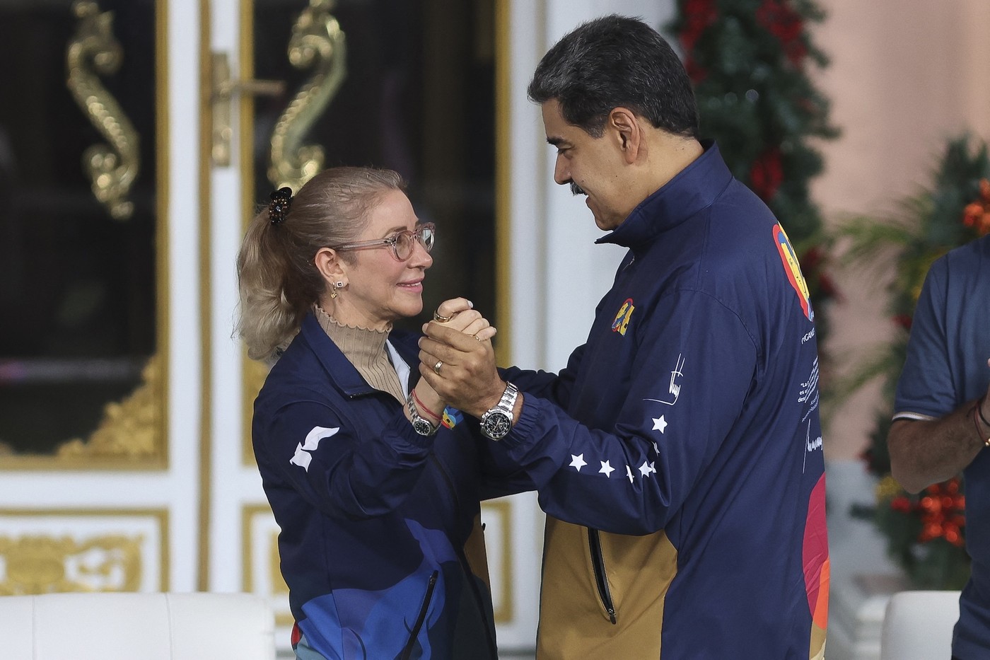 Nicolas Maduro in Cilia Flores