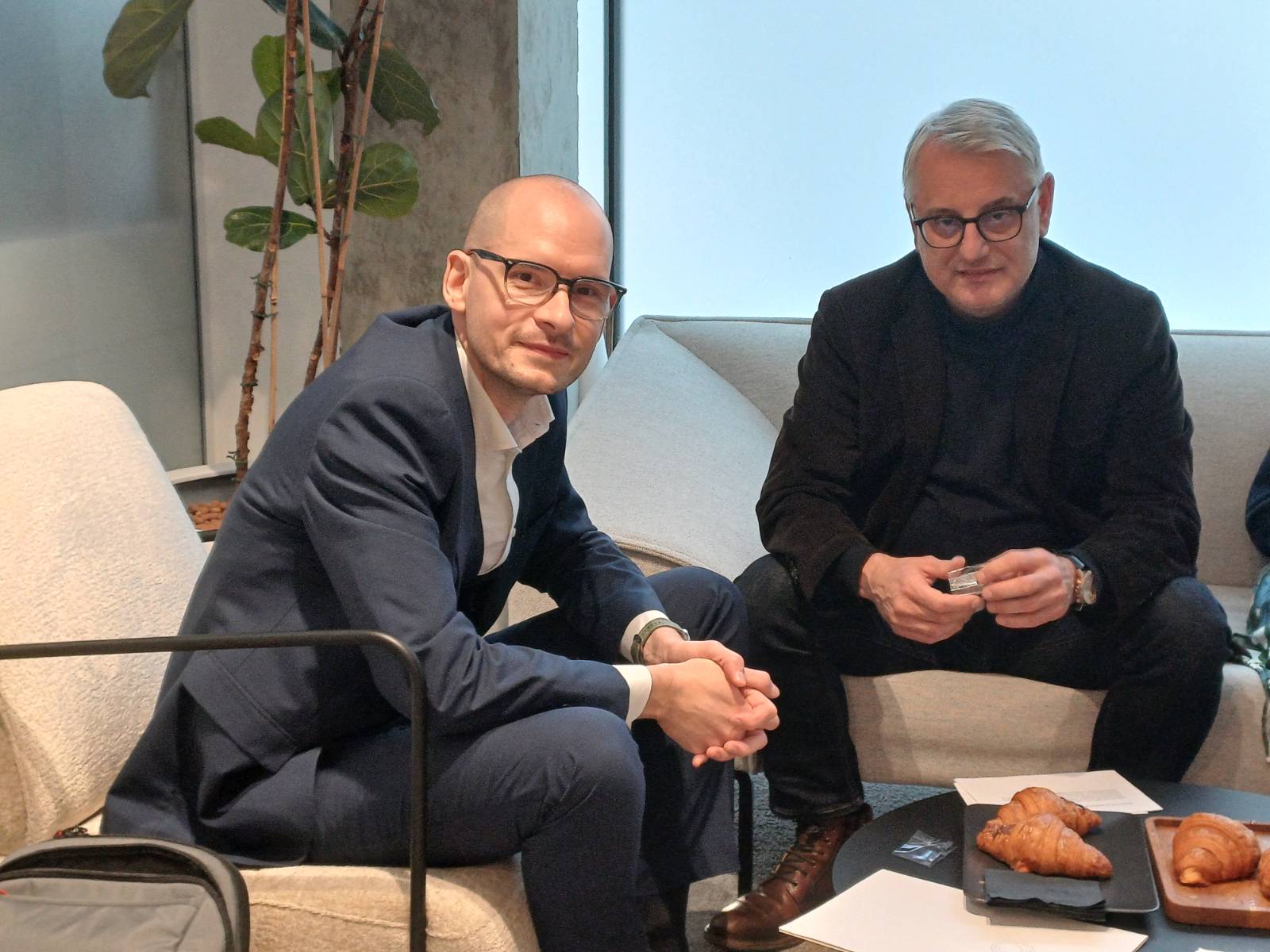 Matej Tašner Vatovec in Matjaž Han