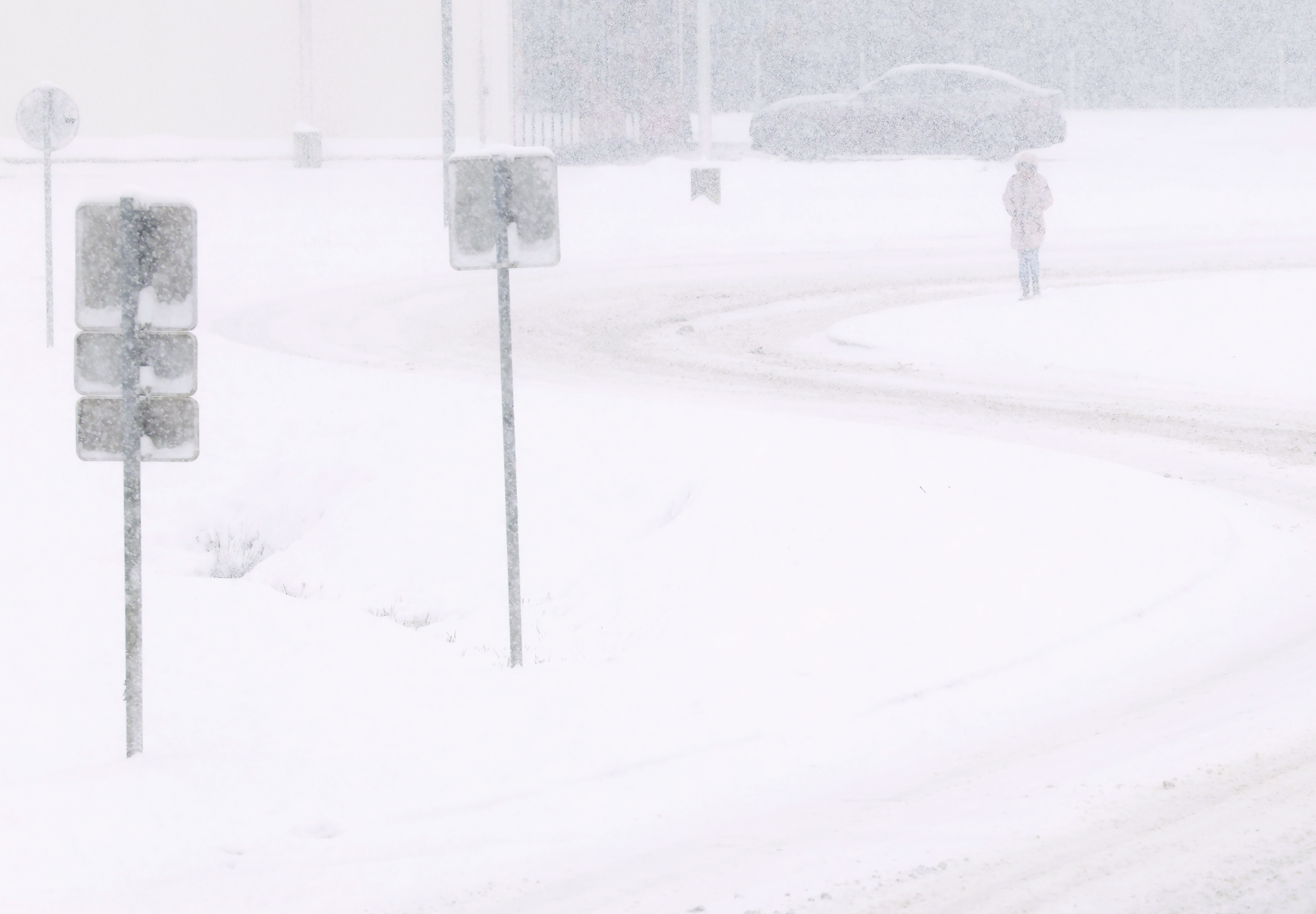 Sneg pobelil Slovenijo