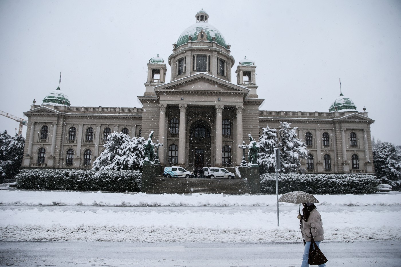 Sneg v Beogradu