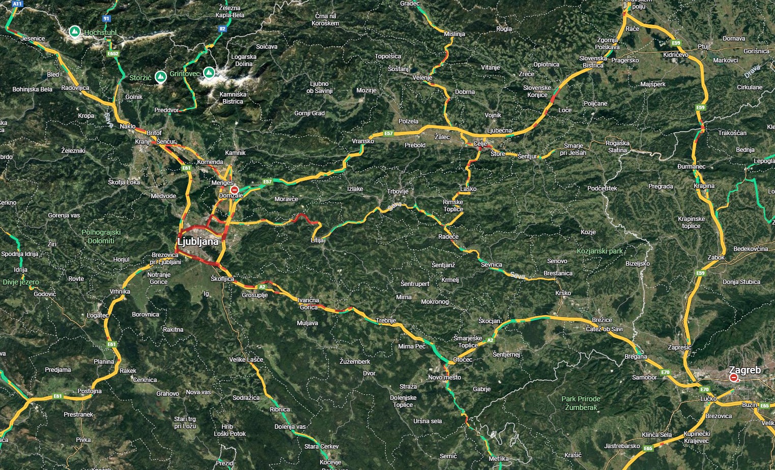 Promet na območju Slovenije