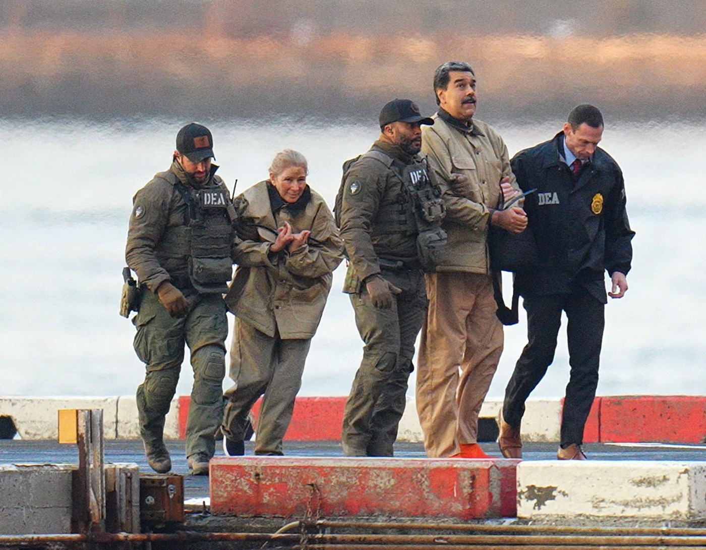 Nicolas Maduro in Cilia Flores