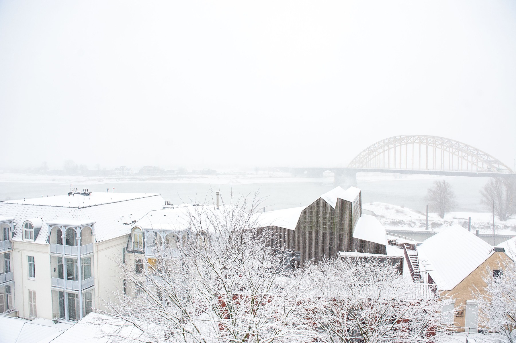 Nizozemska, zima, mraz