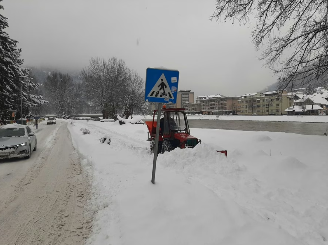 Snežne razmere v Srbiji