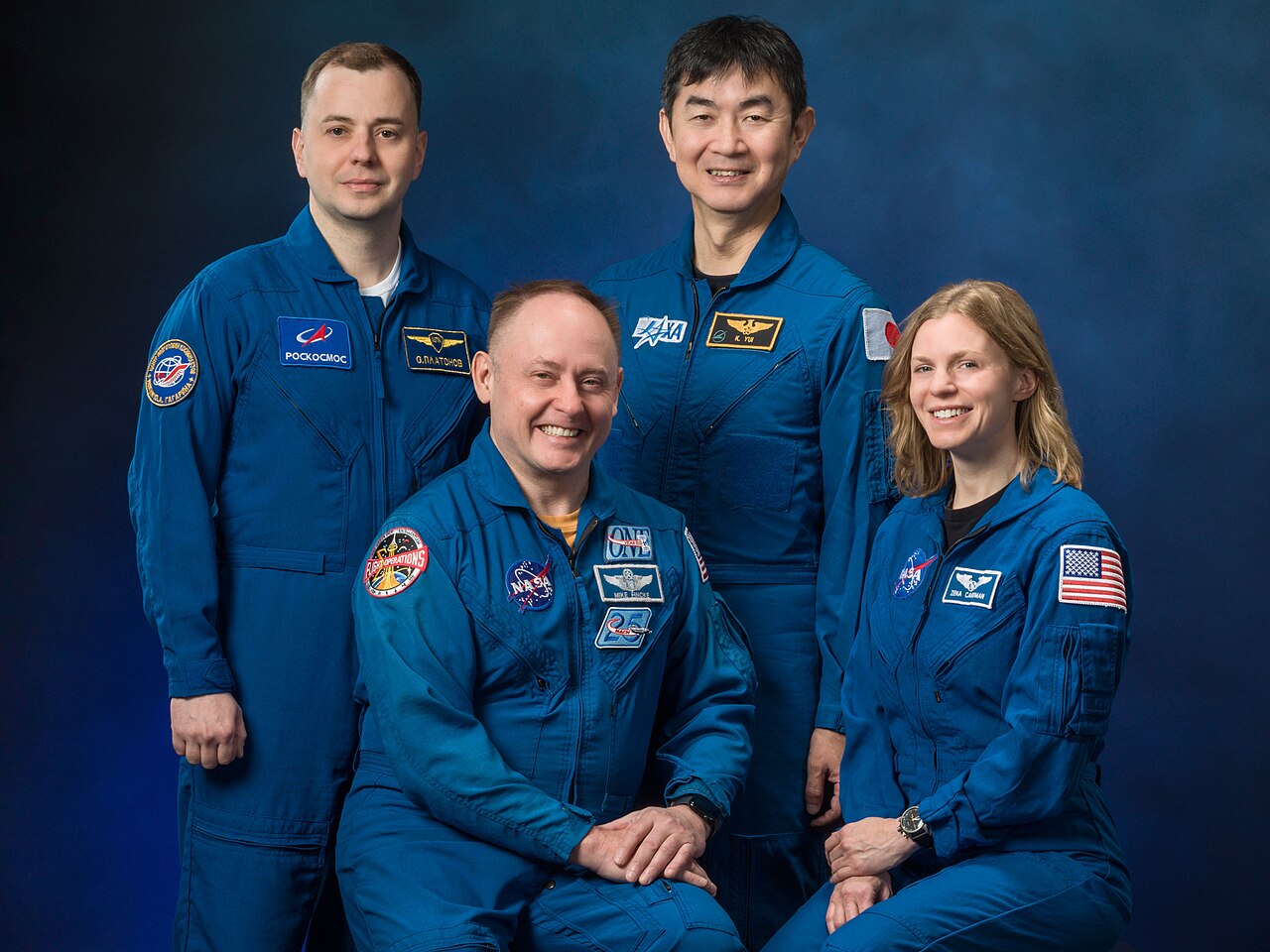 posadka SpaceX Nasa Crew-11, Mednarodna vesoljska postaja, Zena Cardman, Michael Fincke, Kimija Jui, Oleg Platonov