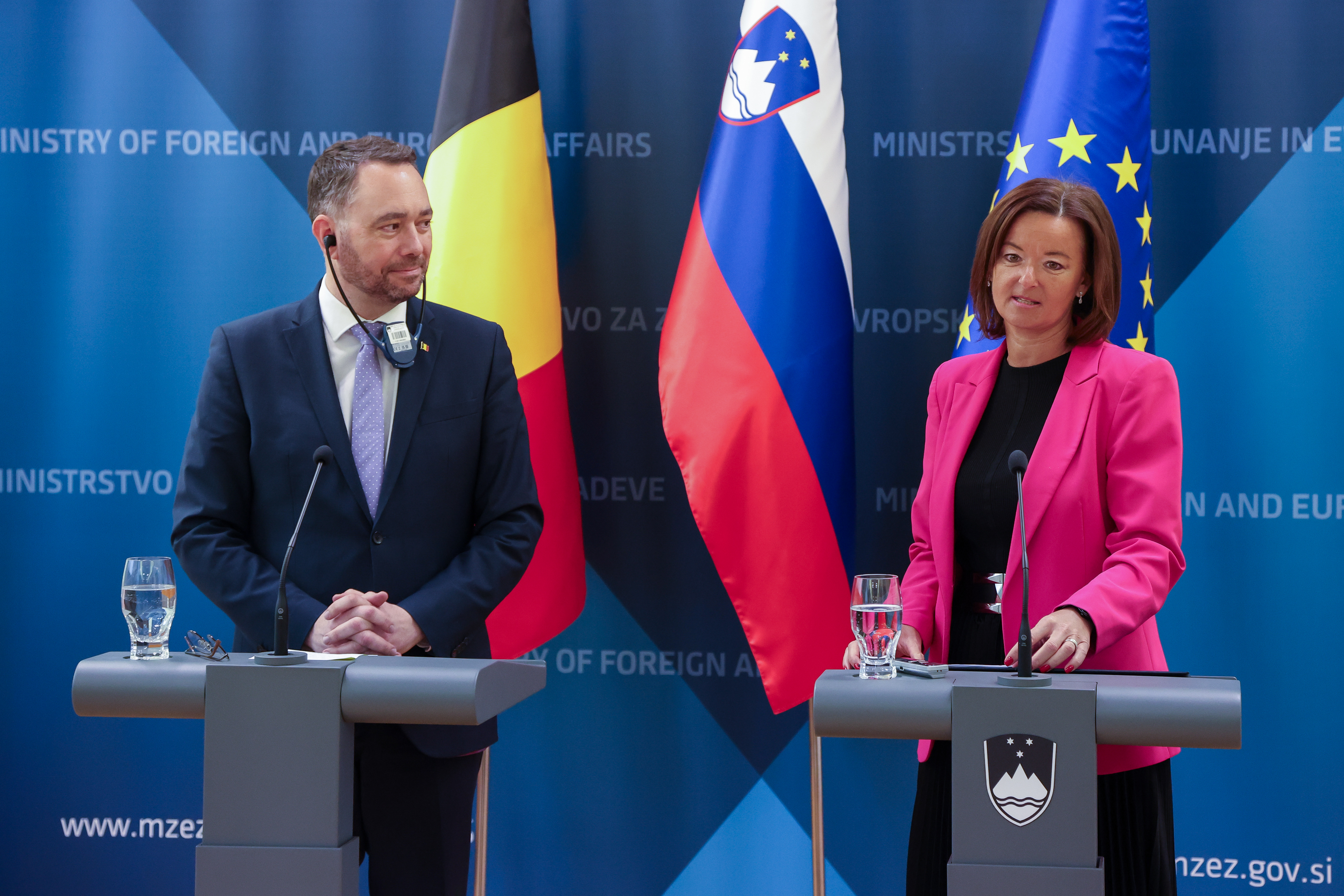 Tanja Fajon in Maxim Prevot