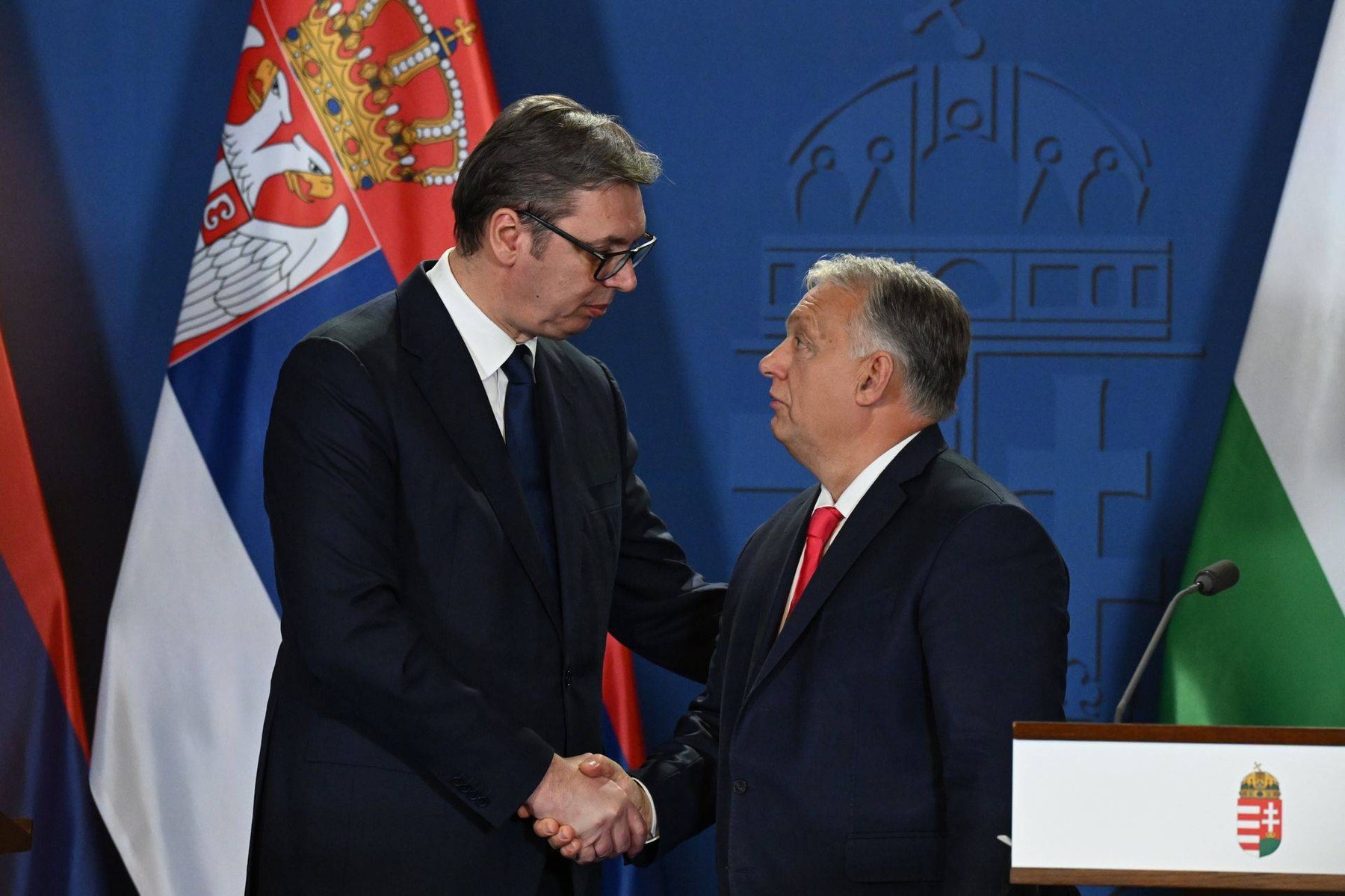 Viktor Orban in Aleksandar Vučić