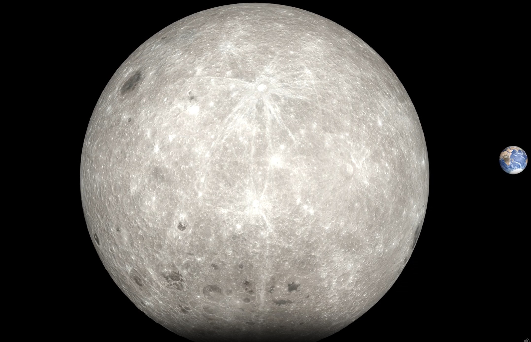 Luna, kot jo bodo videli astronavti odprave Artemis II, ko ji bodo najbližje