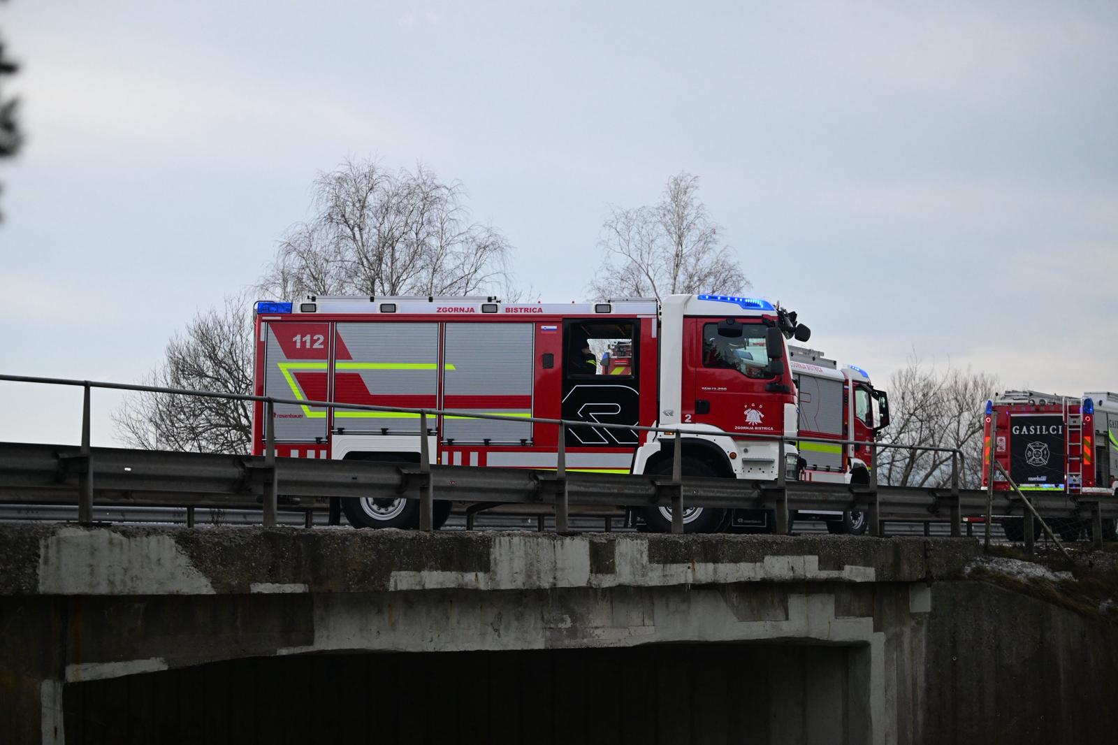 Prometna nesreča na štajerski avtocesti pri Slovenski Bistrici