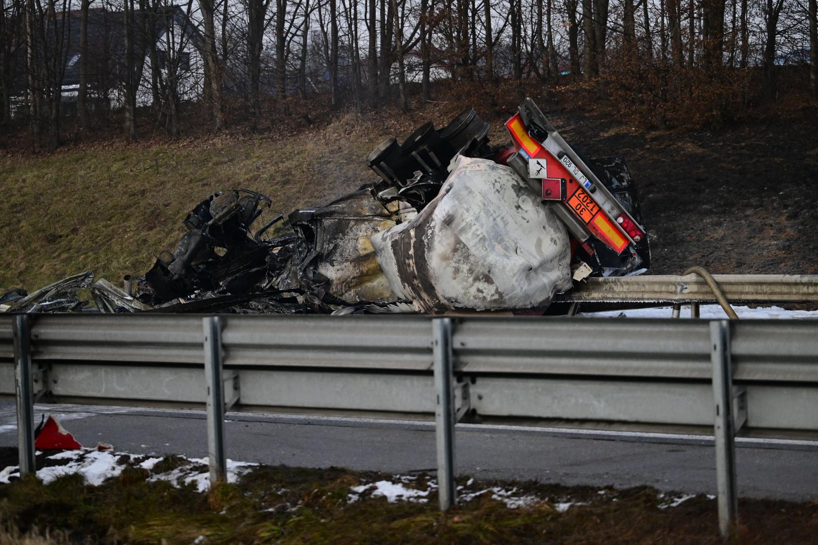 Prometna nesreča na štajerski avtocesti pri Slovenski Bistrici